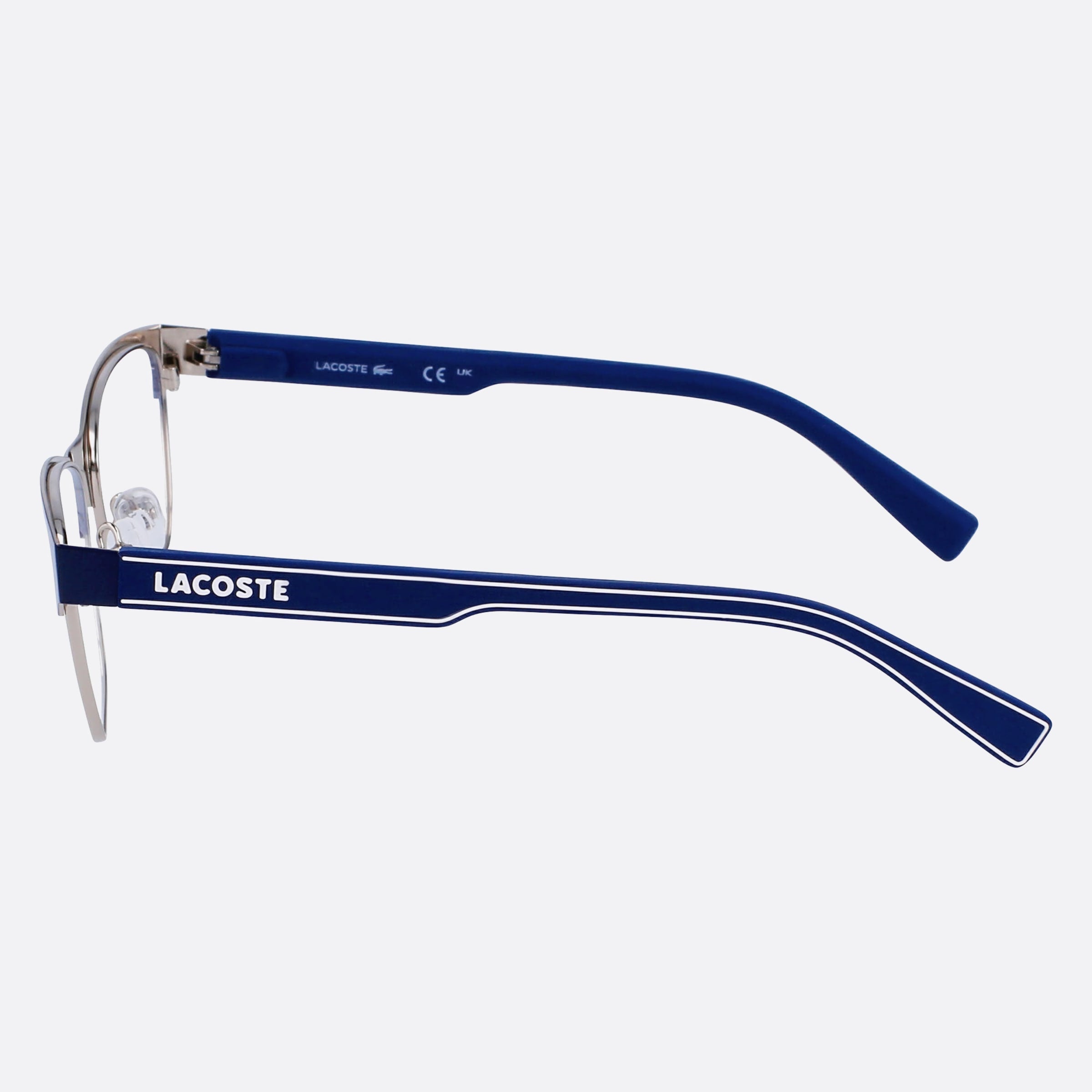 Lacoste 49mm L3112 Blue Squared Children Eyeglasses - Detail View
