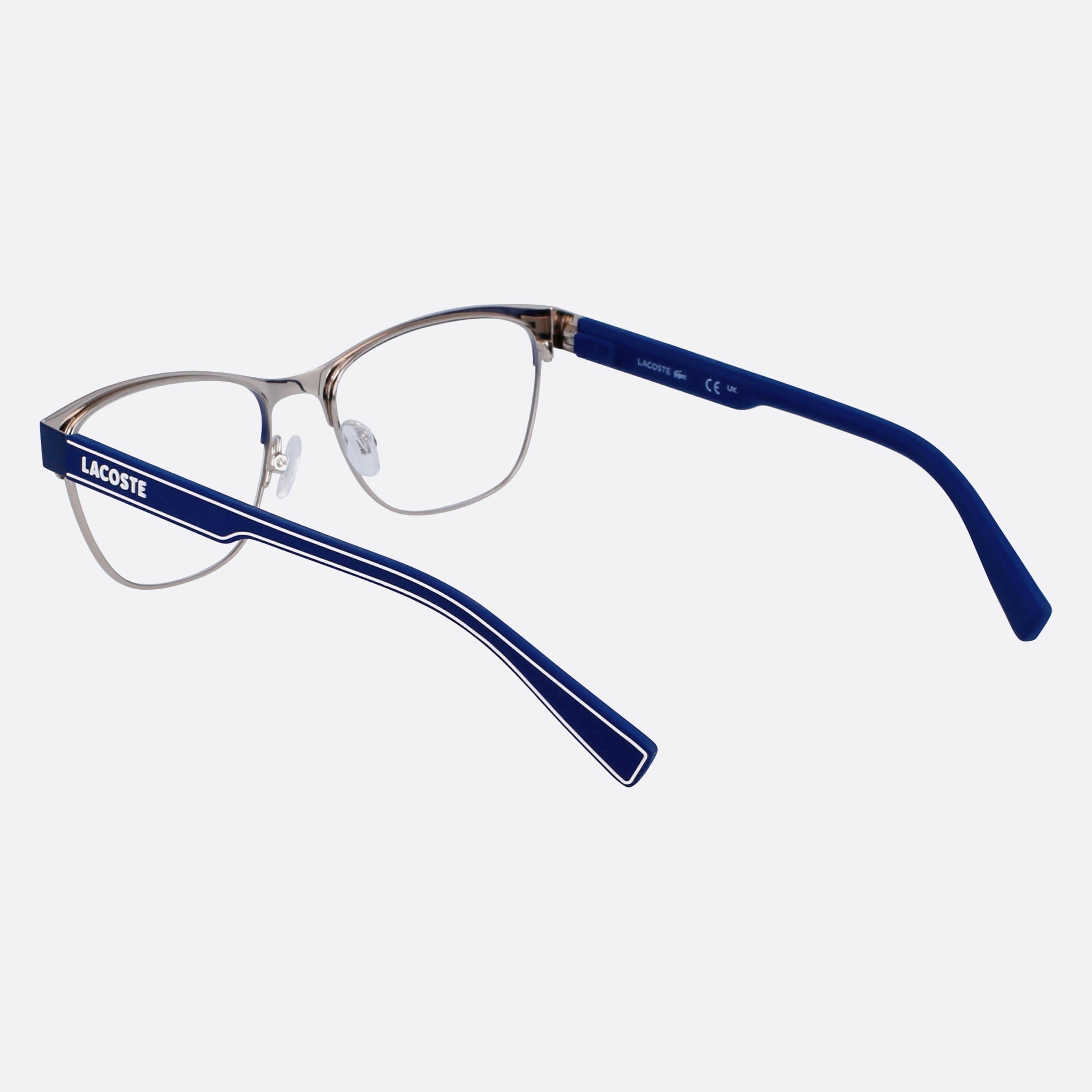 Lacoste 49mm L3112 Blue Squared Children Eyeglasses - Lifestyle Shot