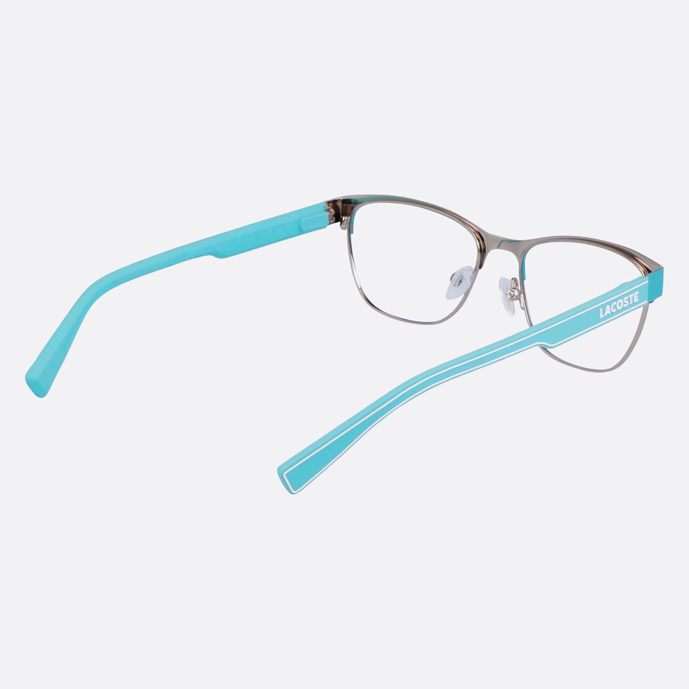 Lacoste 49mm L3112 Blue Squared Children Eyeglasses - Additional Angle