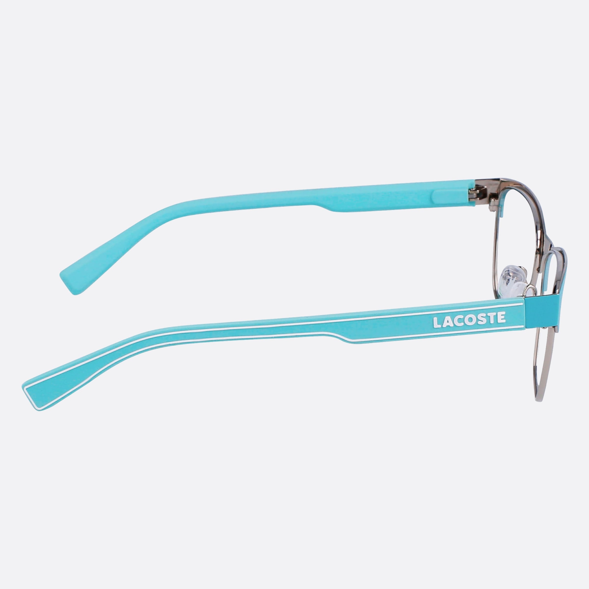 Lacoste 49mm L3112 Blue Squared Children Eyeglasses - Additional Angle