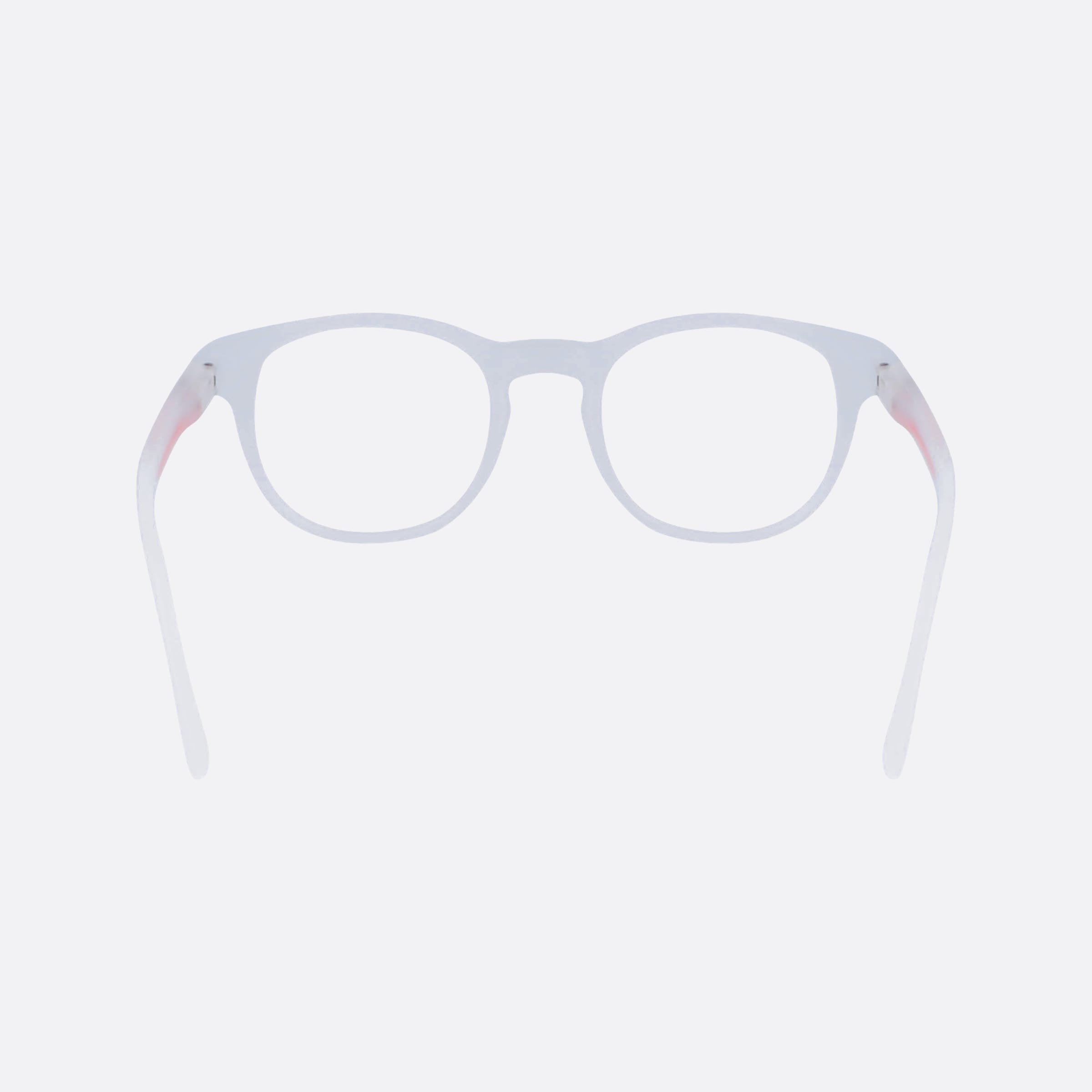 Lacoste 46mm L3654 Transparent Squared Children Eyeglasses - Additional Angle