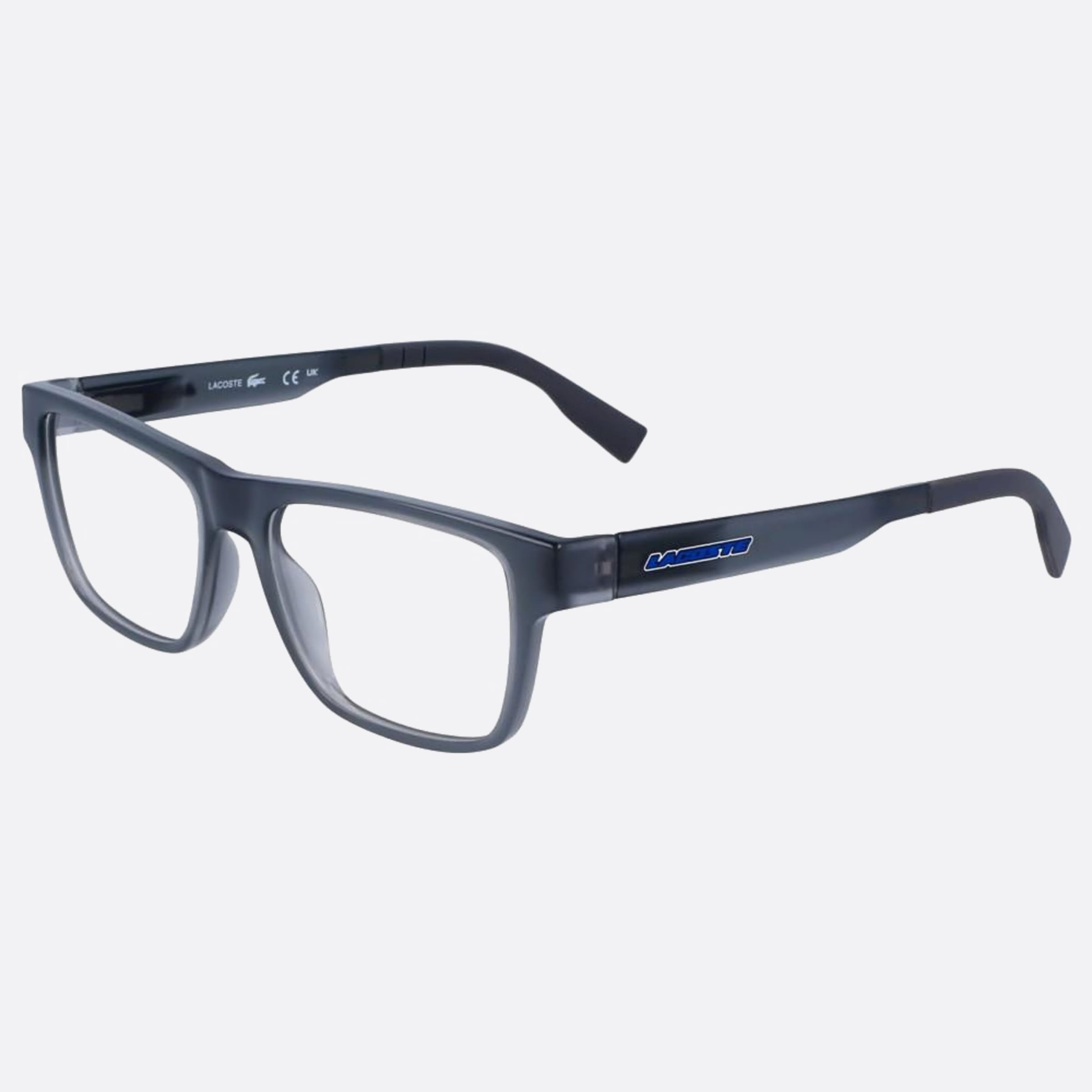 Lacoste 49mm L3655 Grey Squared Children Eyeglasses - Side View