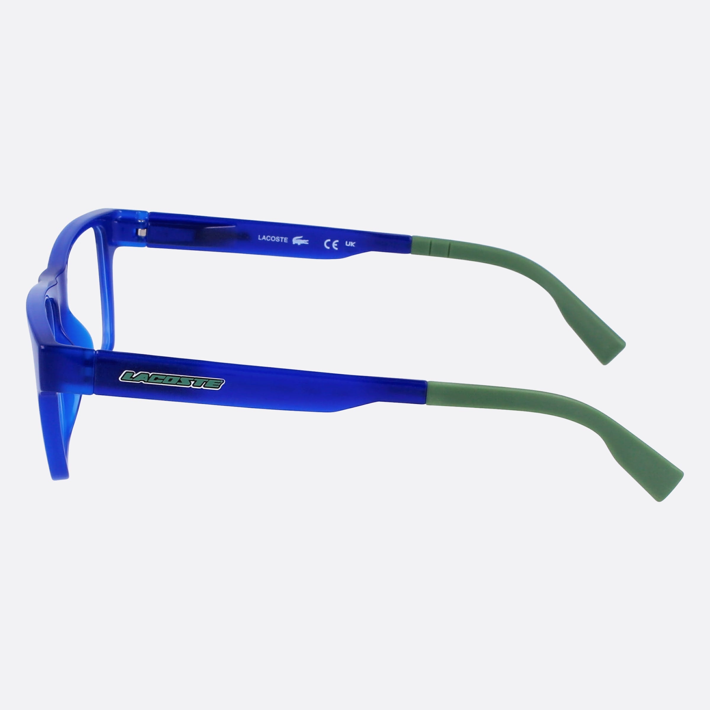 Lacoste 49mm L3655 Blue Squared Children Eyeglasses - Detail View