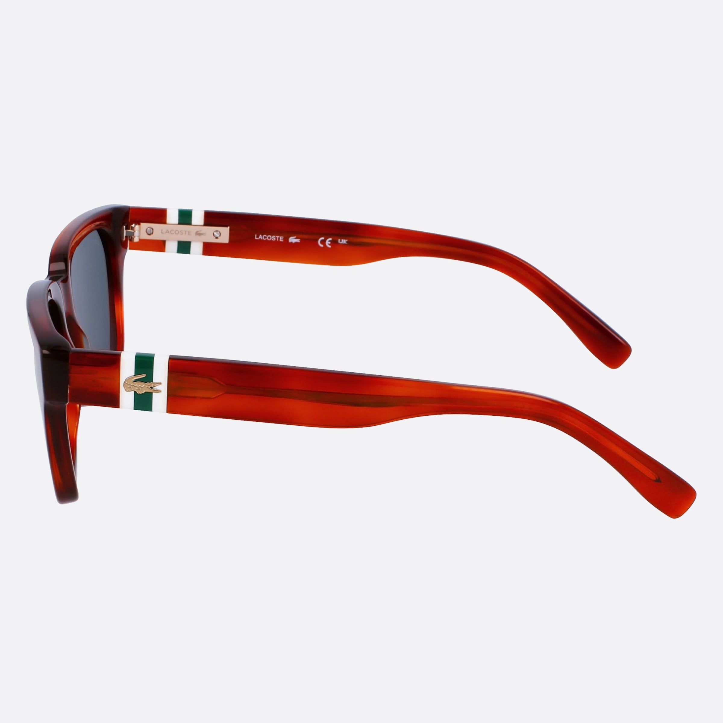 Lacoste 54mm L6007s Havana Squared Men Sunglasses - Detail View