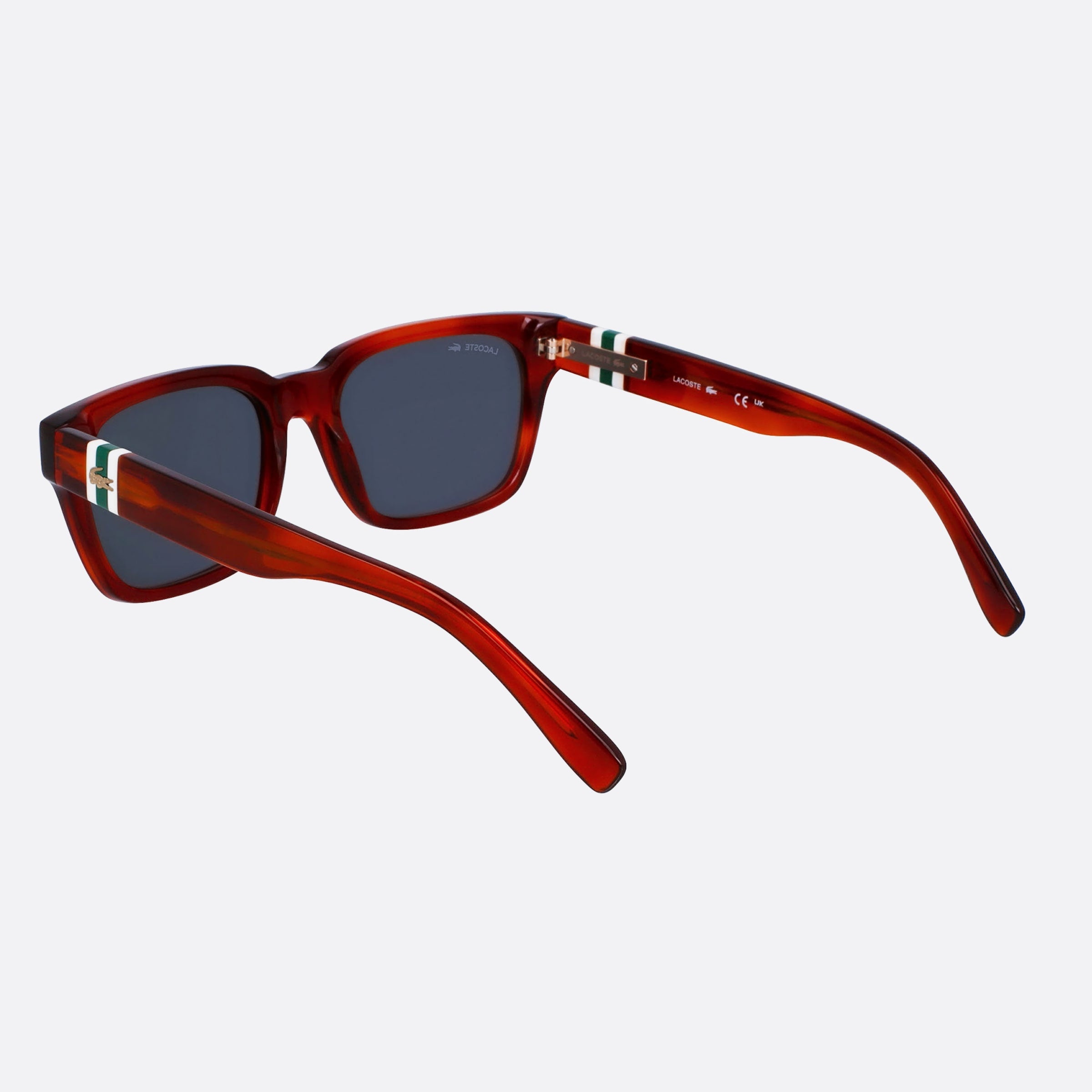 Lacoste 54mm L6007s Havana Squared Men Sunglasses - Lifestyle Shot