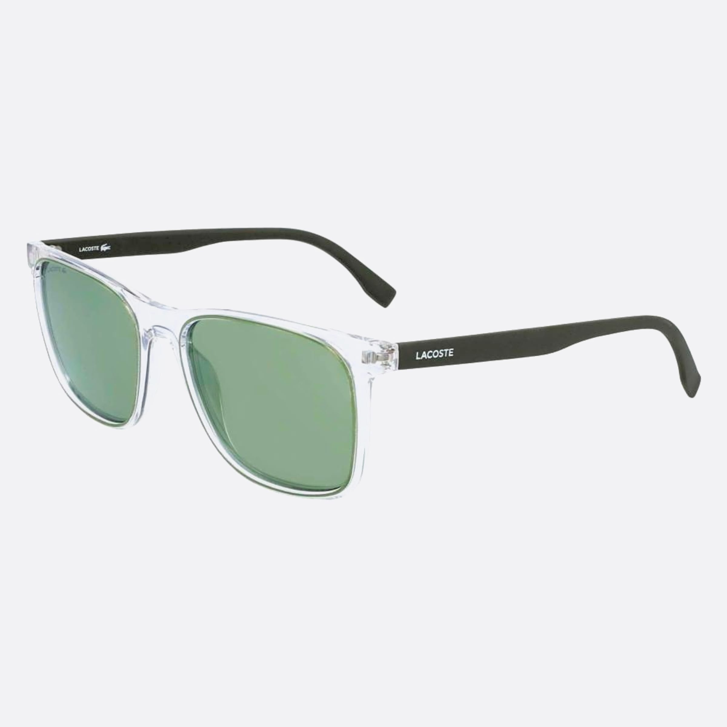 Lacoste 55mm L882s Transparent Squared Men Sunglasses - Side View