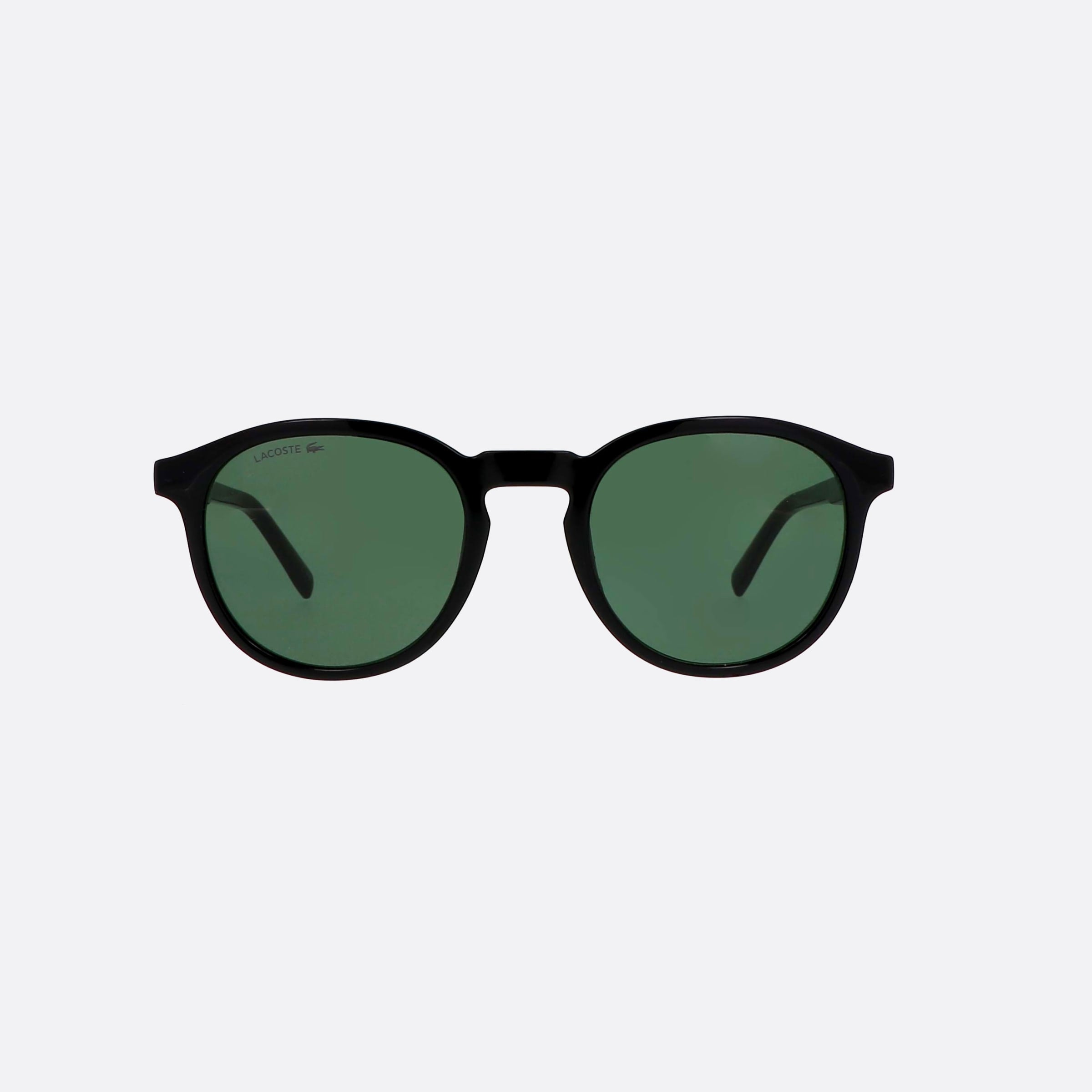 Lacoste 50mm L916s Black Round Unisex Sunglasses - Side View