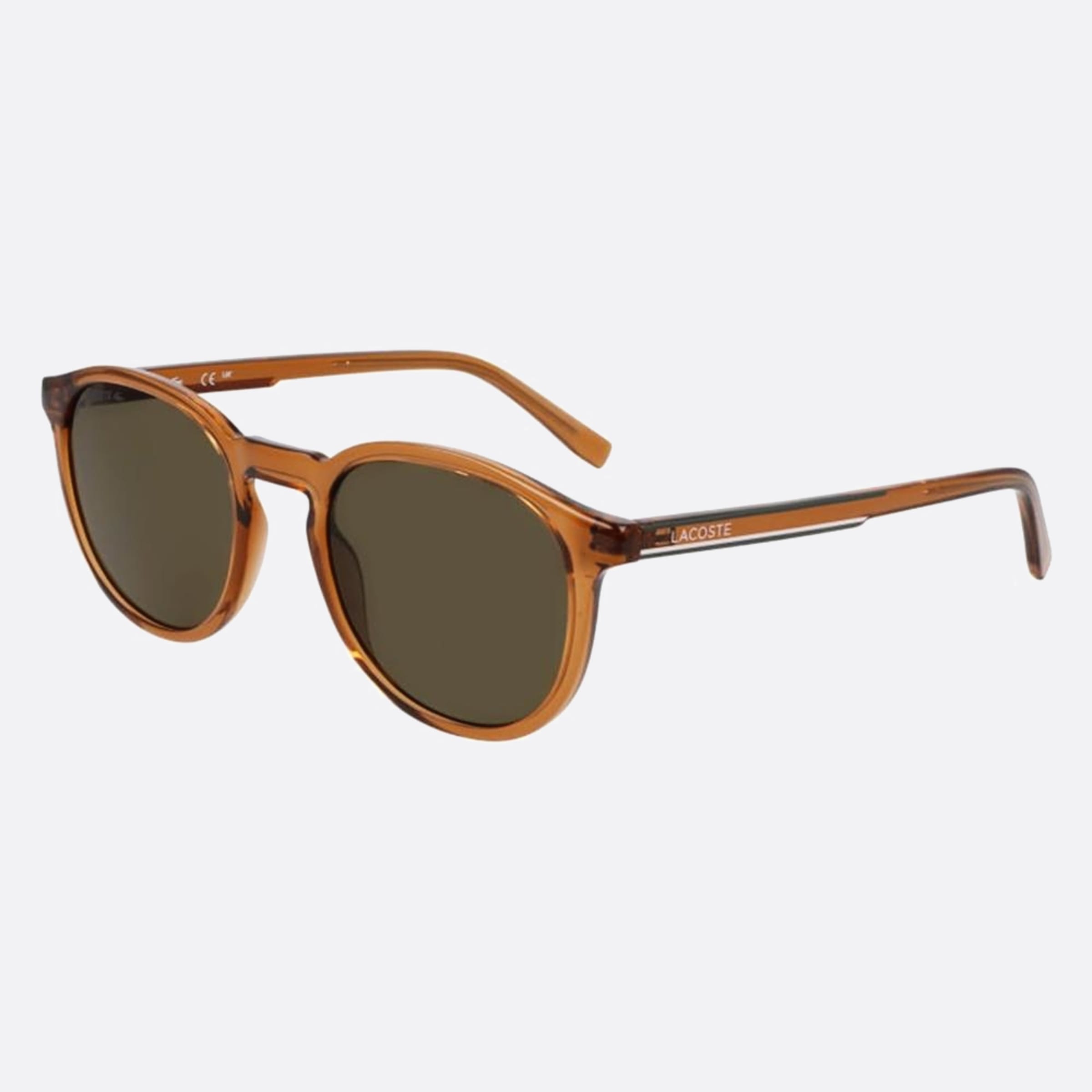 Lacoste 50mm L916s Brown Pantos Unisex Sunglasses - Side View