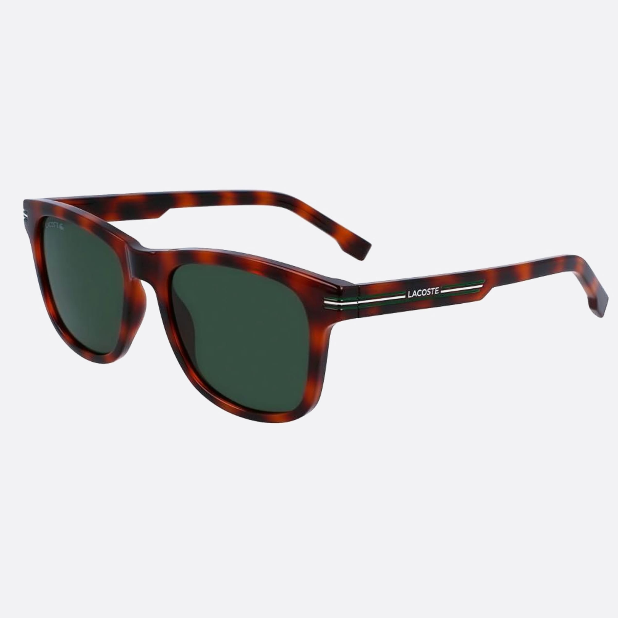 Lacoste 53mm L995s Havana Squared Men Sunglasses - Side View