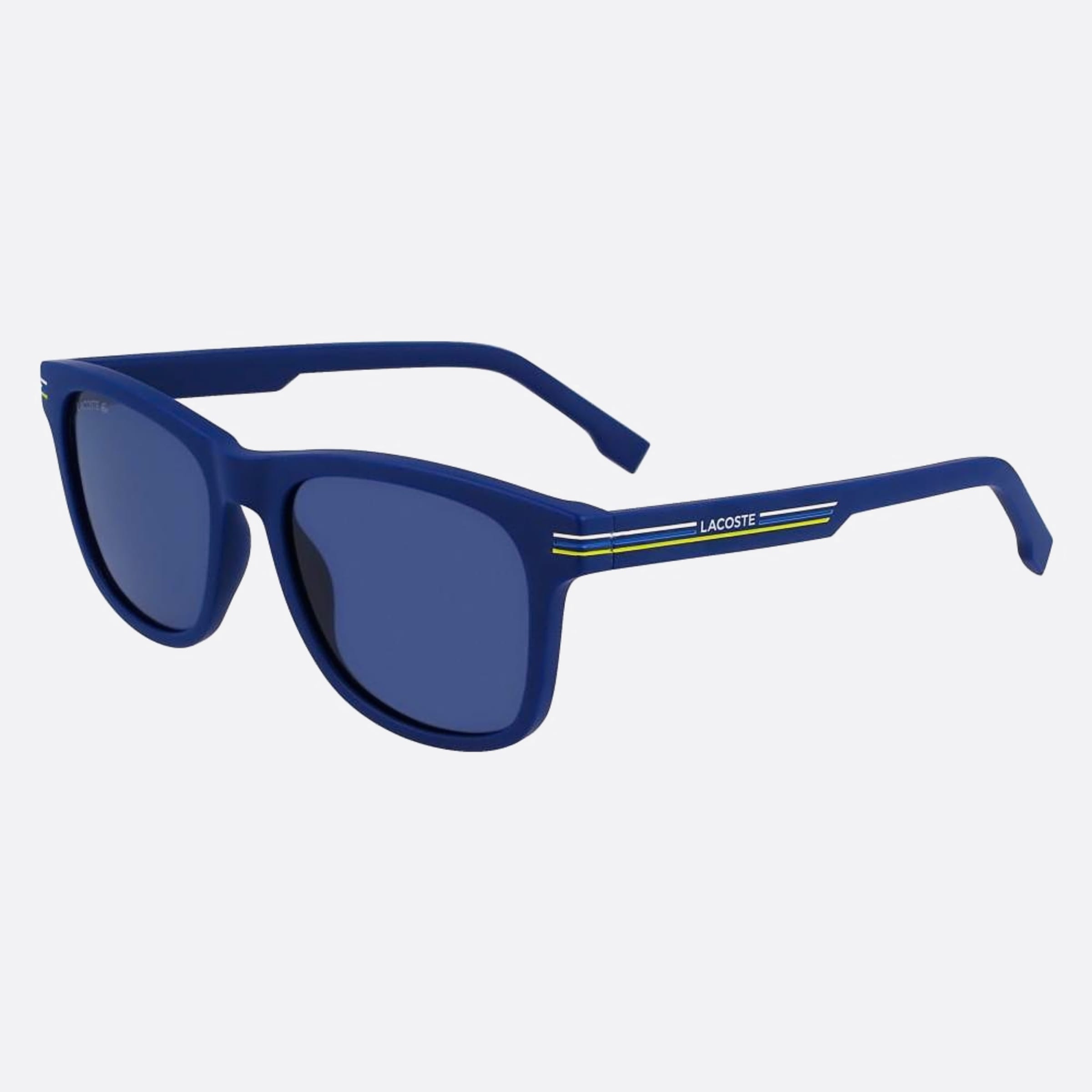Lacoste 53mm L995s Blue Squared Men Sunglasses - Side View