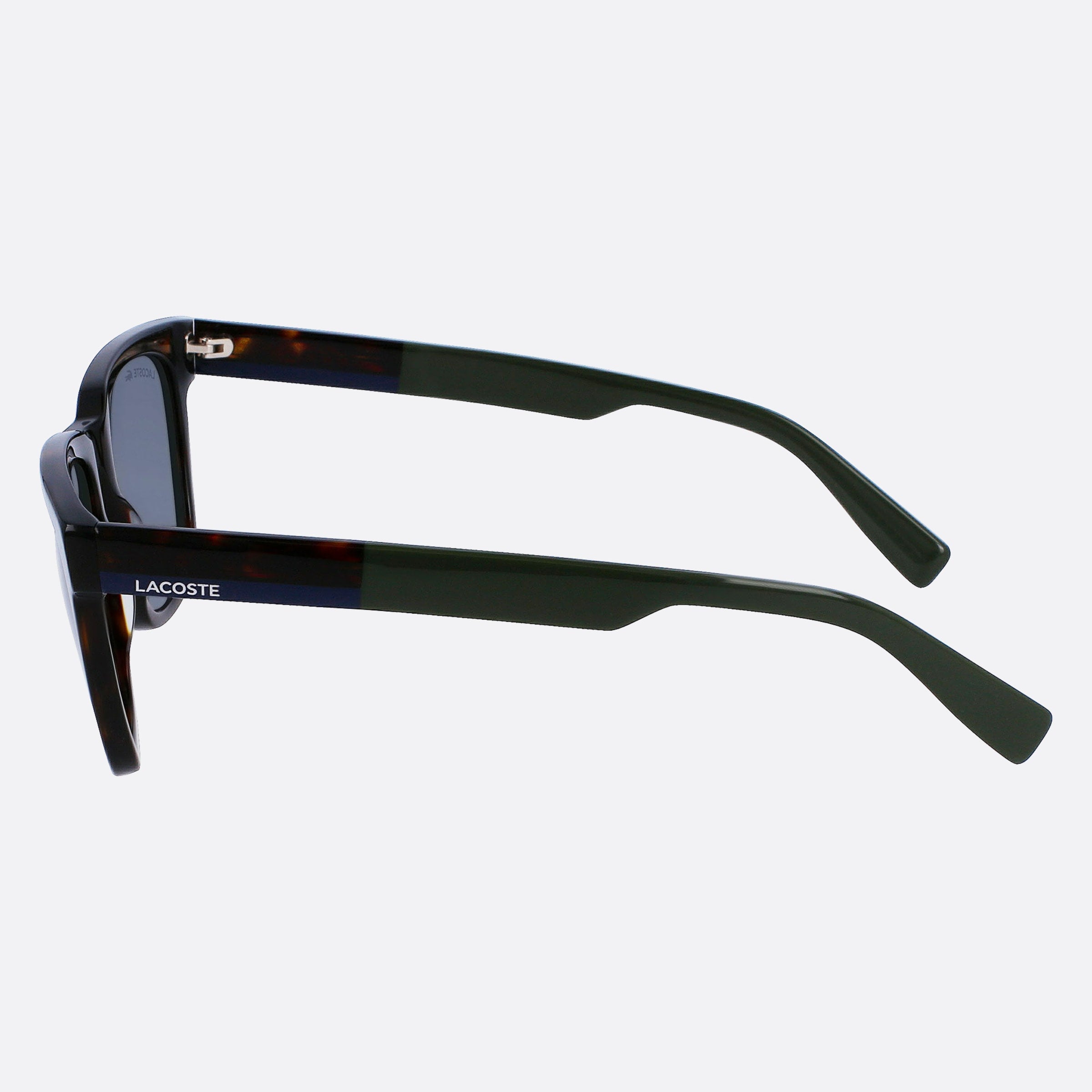 Lacoste 54mm L996s Havana Squared Unisex Sunglasses - Detail View