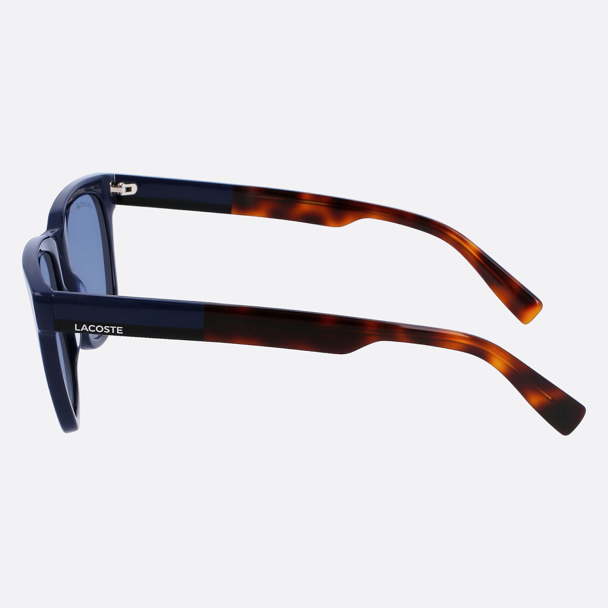 Lacoste 54mm L996s Blue Squared Unisex Sunglasses - Detail View