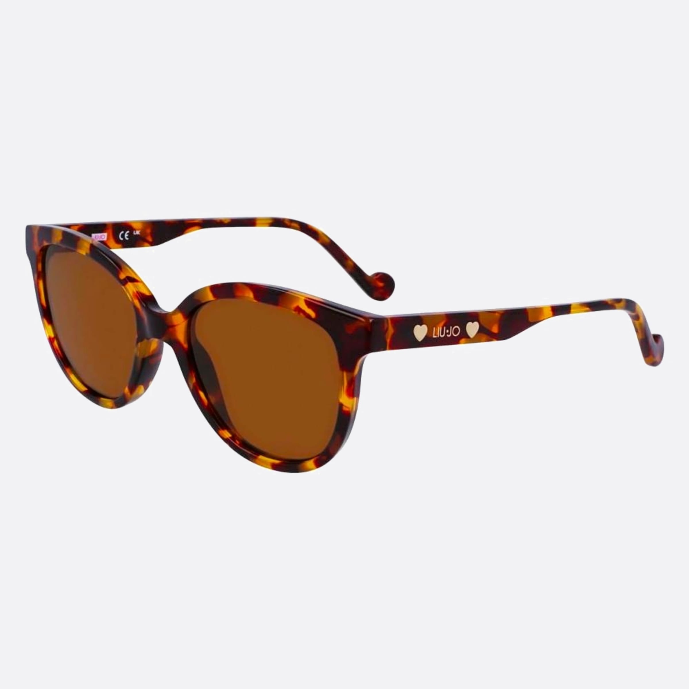 Liu 51mm Junior Havana Squared Children Sunglasses - Side View