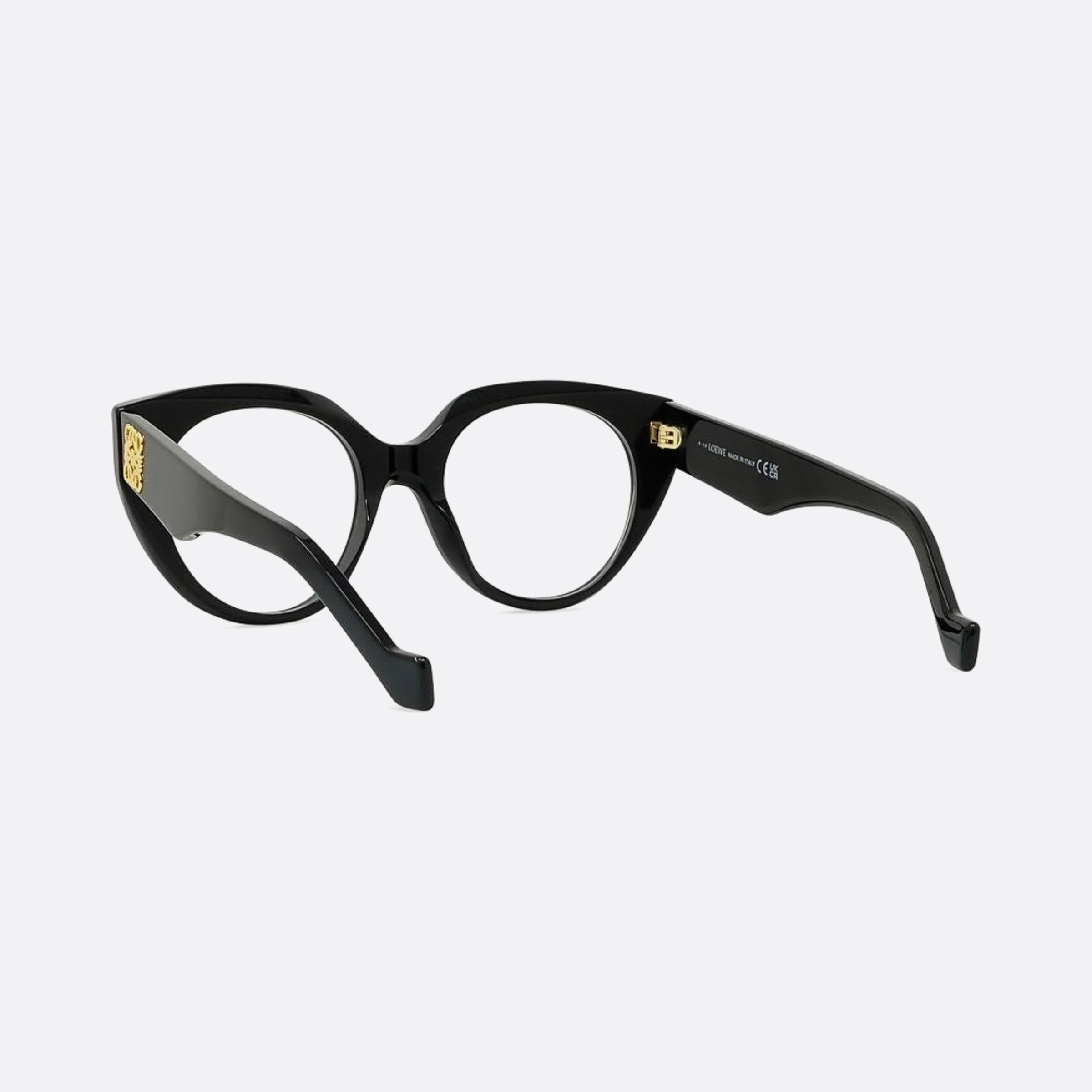 Loewe 51mm Anagram Black Geometric Women Eyeglasses - Lifestyle Shot