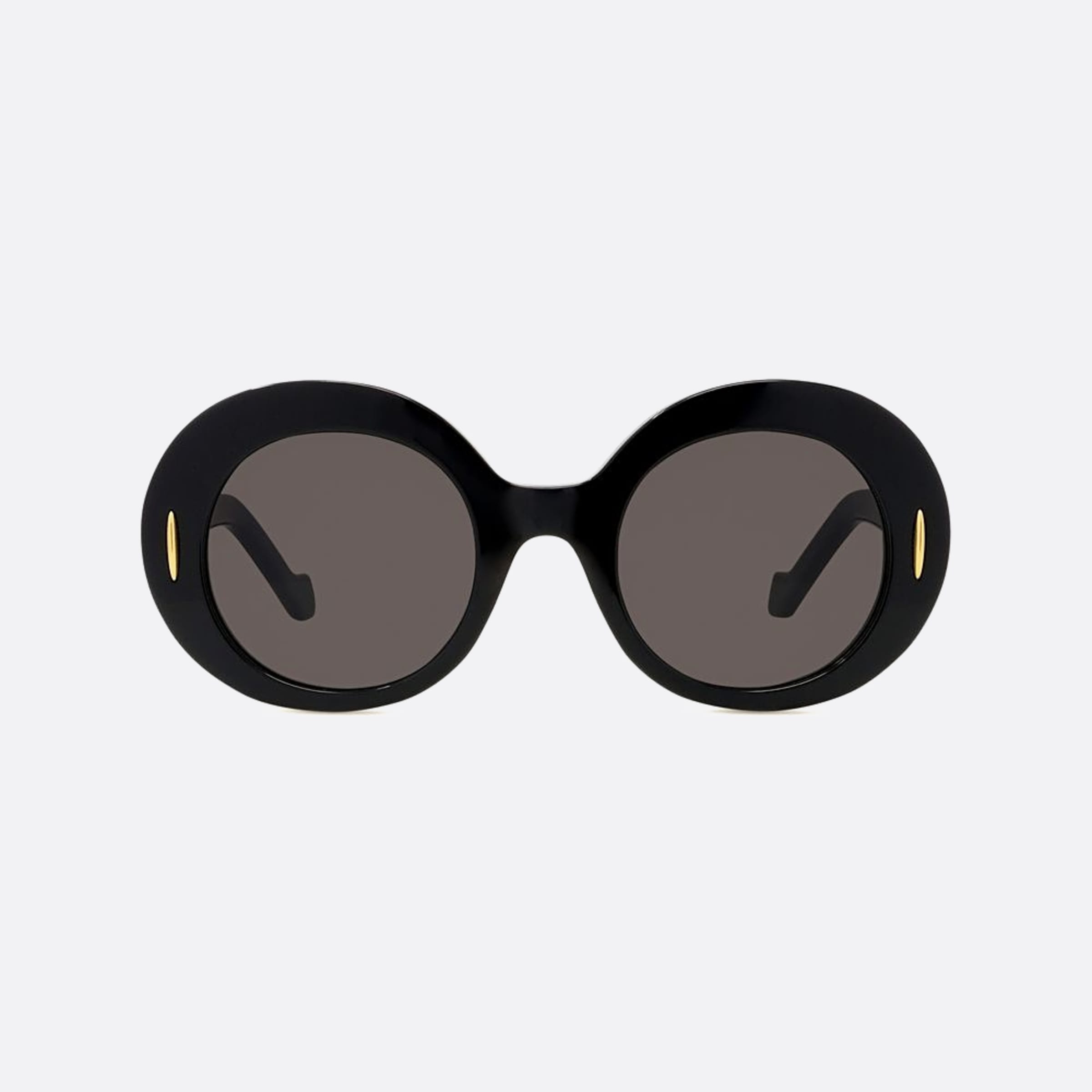 Loewe 50mm Anagram 01a Black Oval Women Sunglasses - Main View