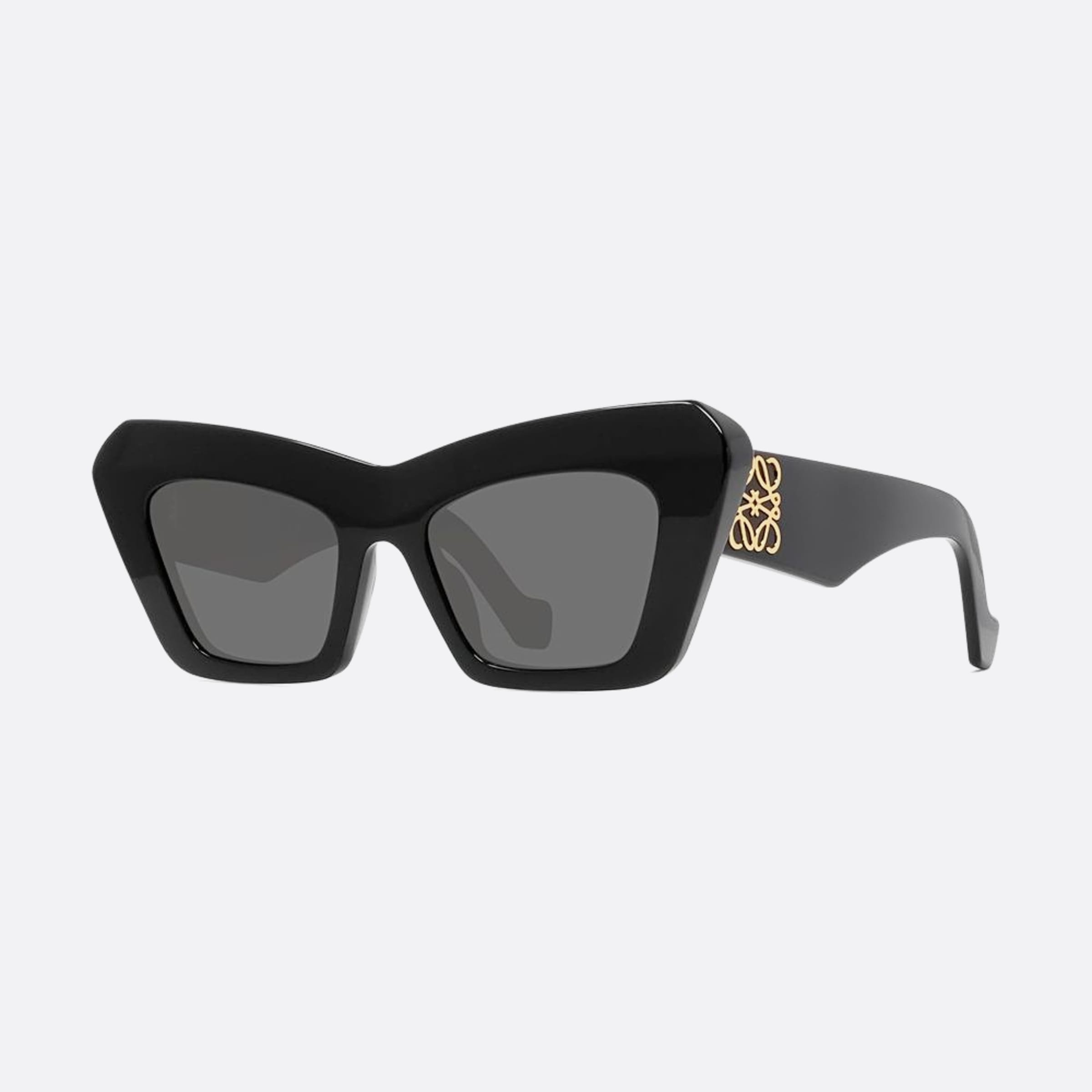 Loewe 51mm Anagram 01a Black Other Women Sunglasses - Side View