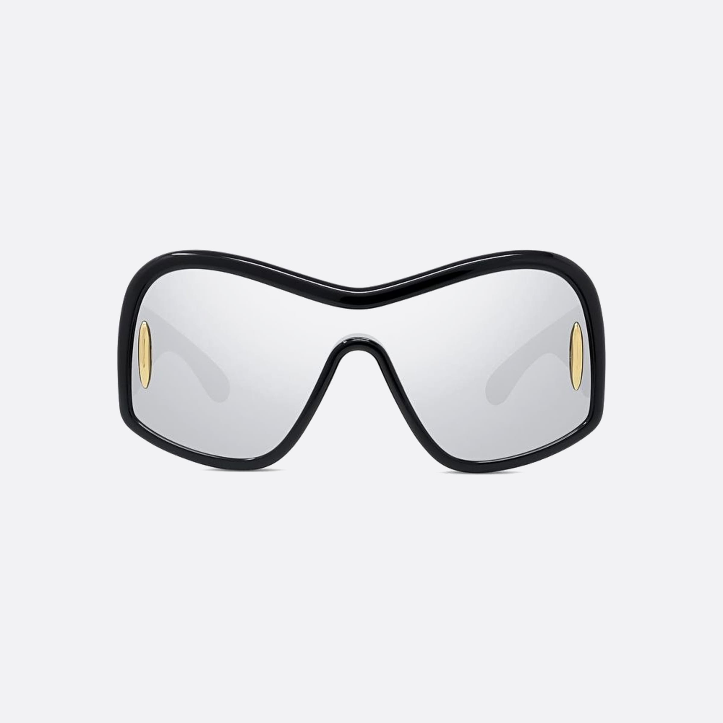 Loewe Anagram 01c Black Shield Women Sunglasses - Main View