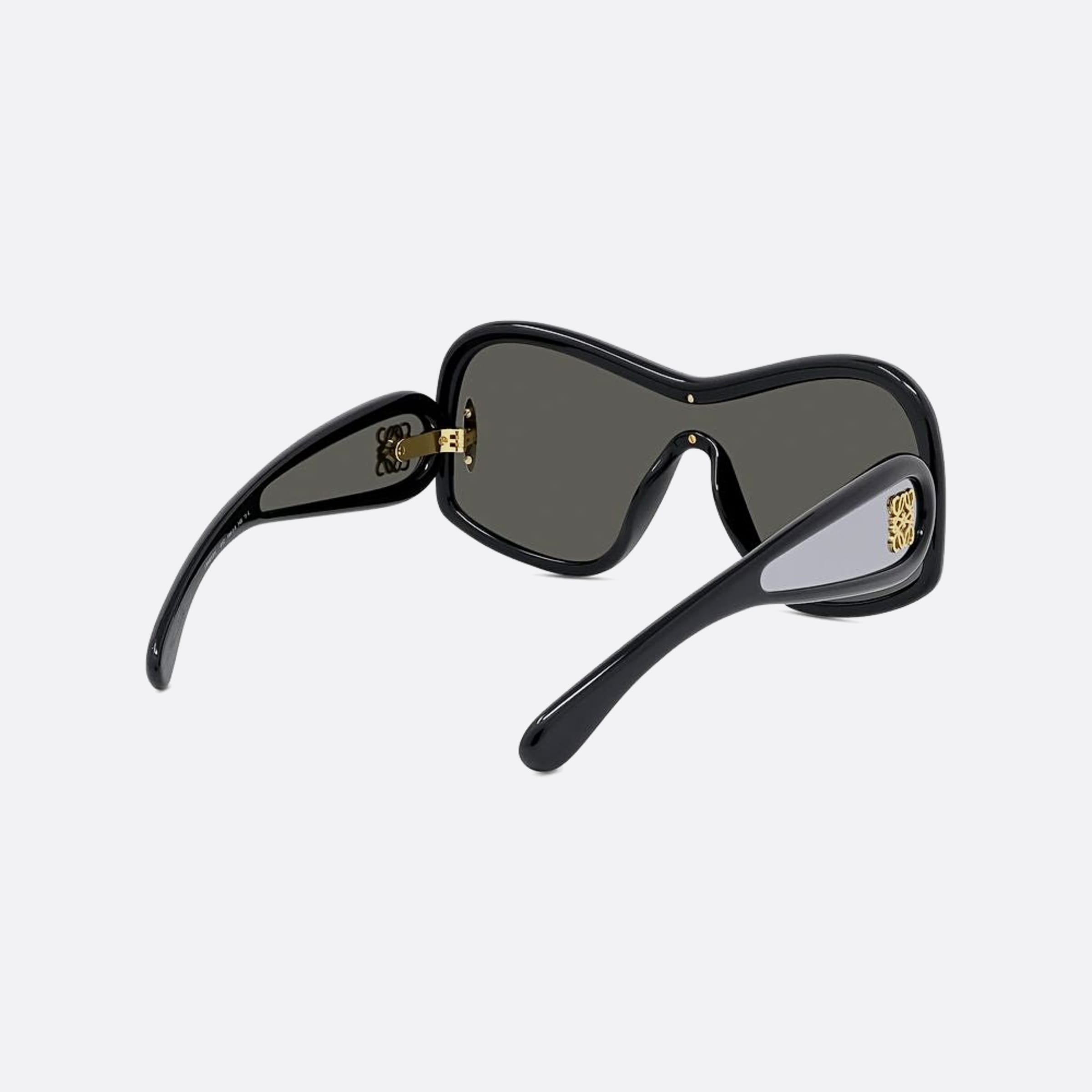 Loewe Anagram 01c Black Shield Women Sunglasses - Additional Angle