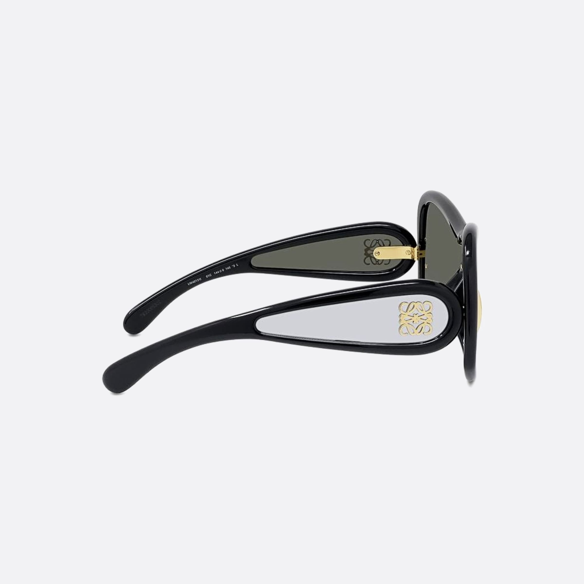 Loewe Anagram 01c Black Shield Women Sunglasses - Additional Angle