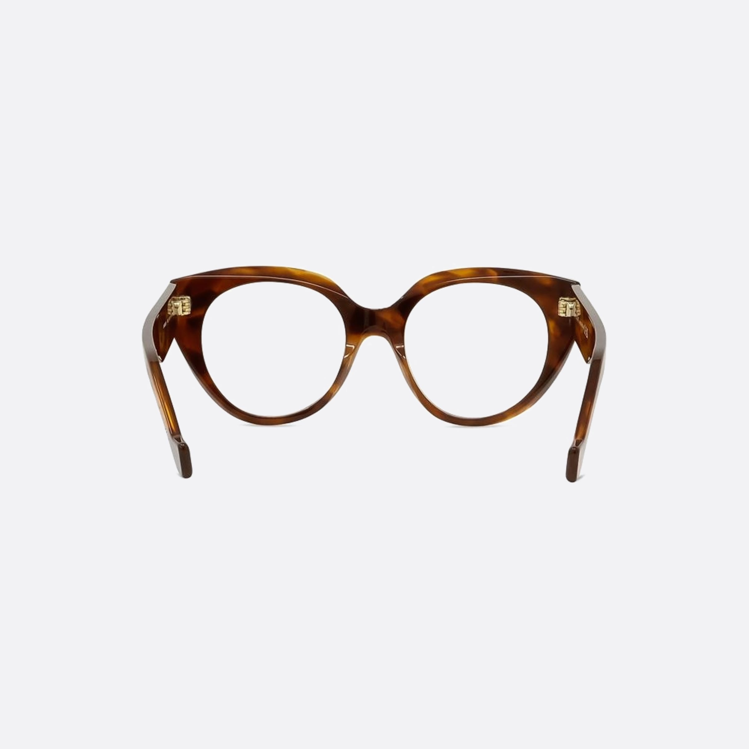 Loewe 51mm Anagram Havana Geometric Women Eyeglasses - Additional Angle
