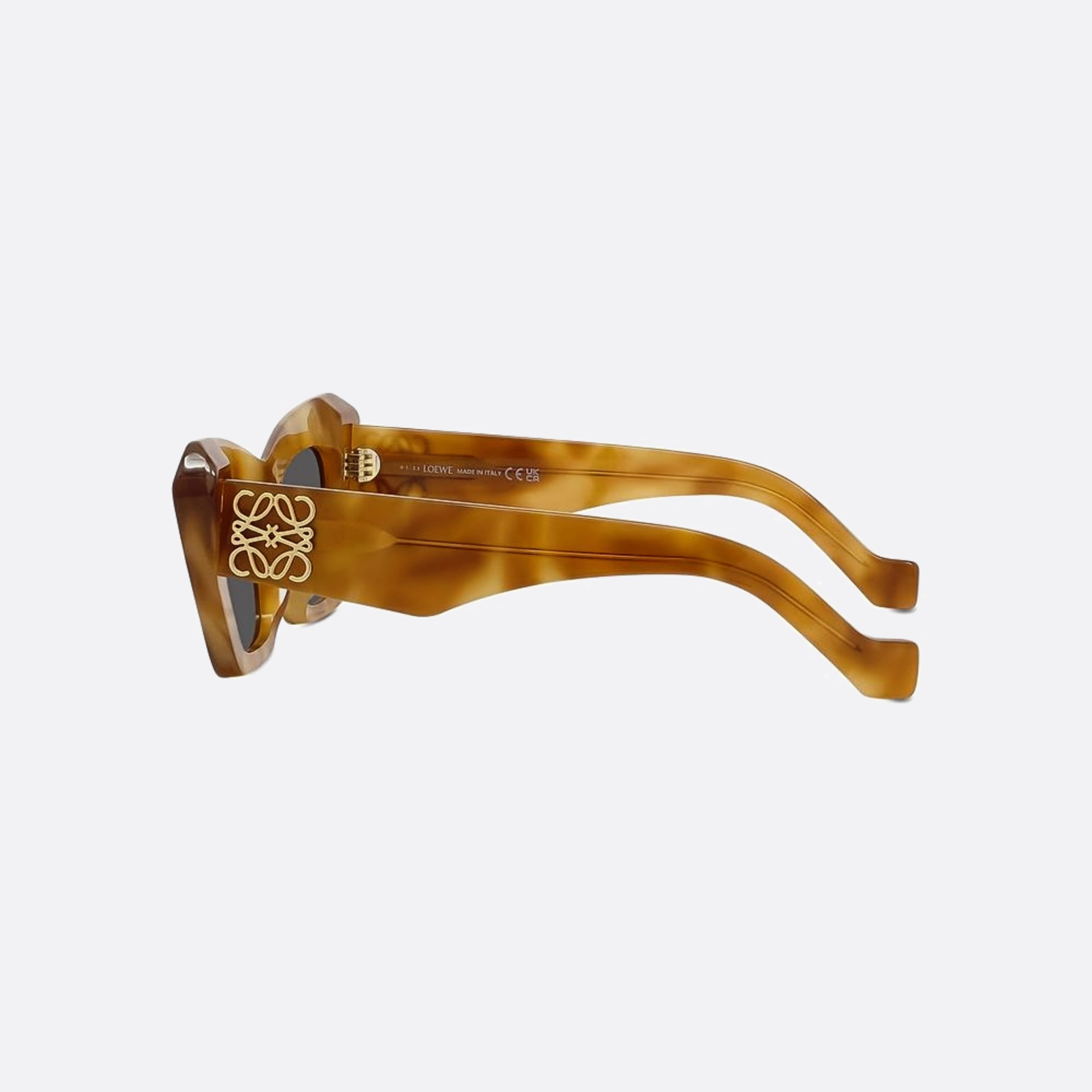 Loewe 51mm Anagram 53a Havana Other Women Sunglasses - Detail View