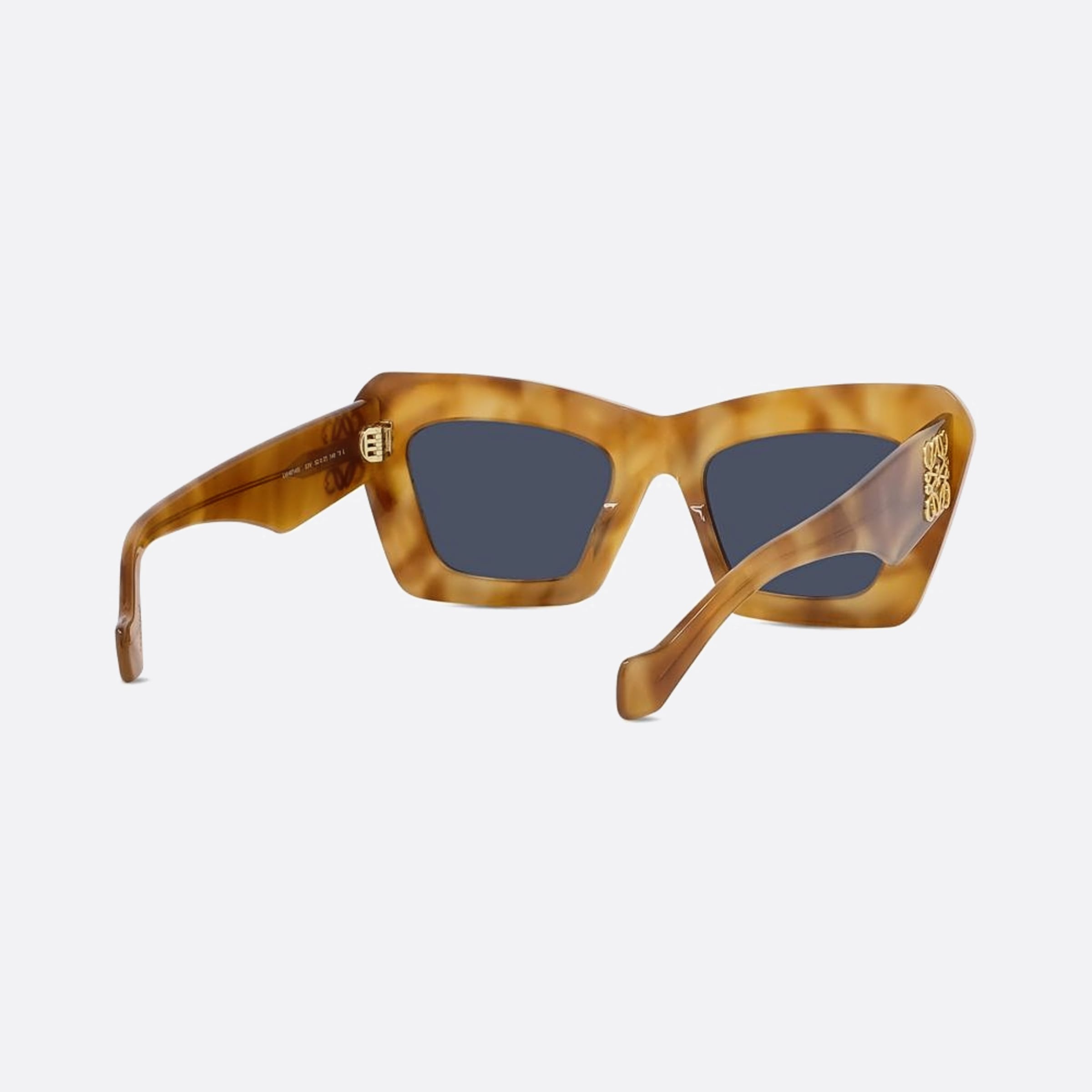 Loewe 52mm Women's Anagram 53v Havana Cat Eye Sunglasses - Additional Angle