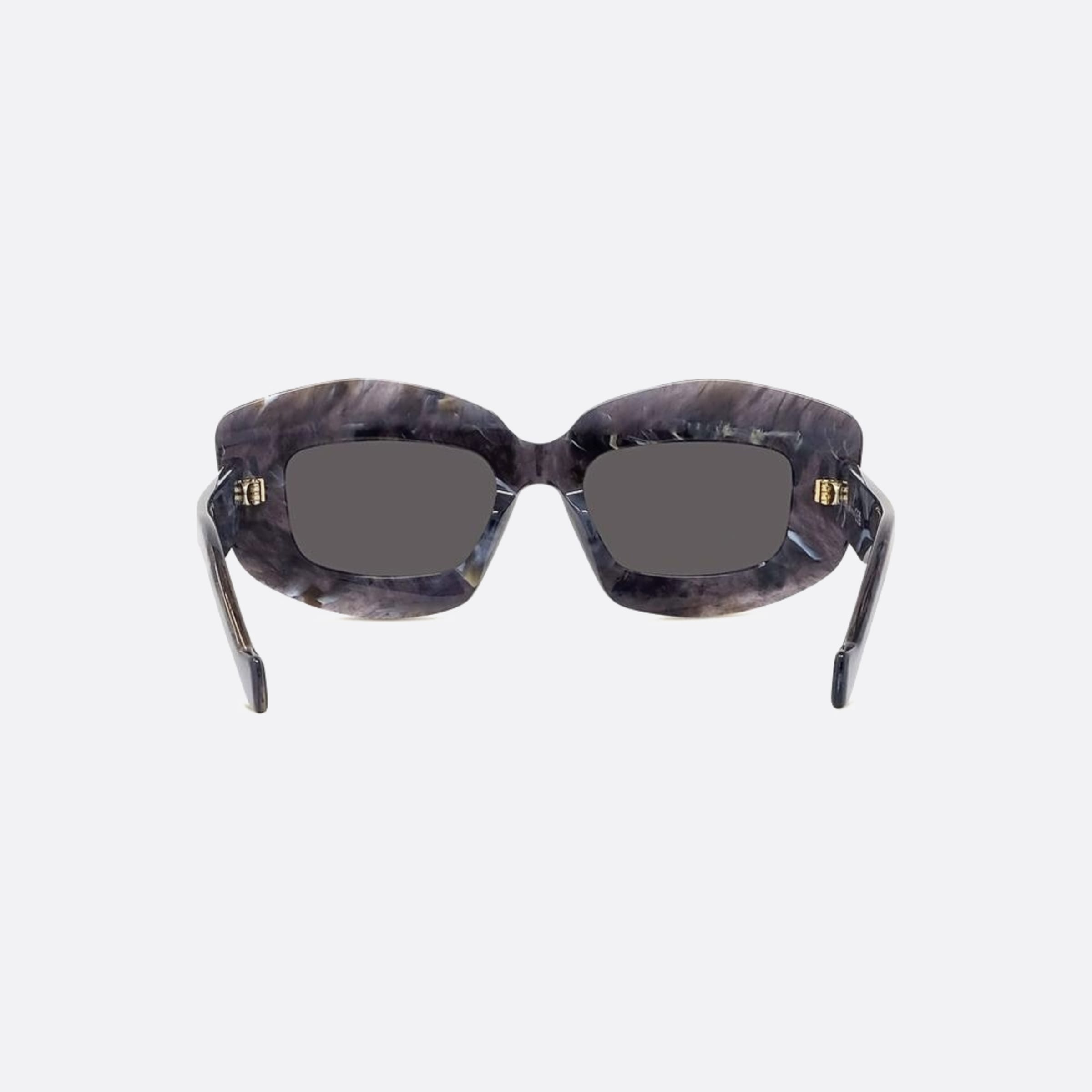 Loewe 49mm Anagram 63a Black Rectangle Women Sunglasses - Additional Angle