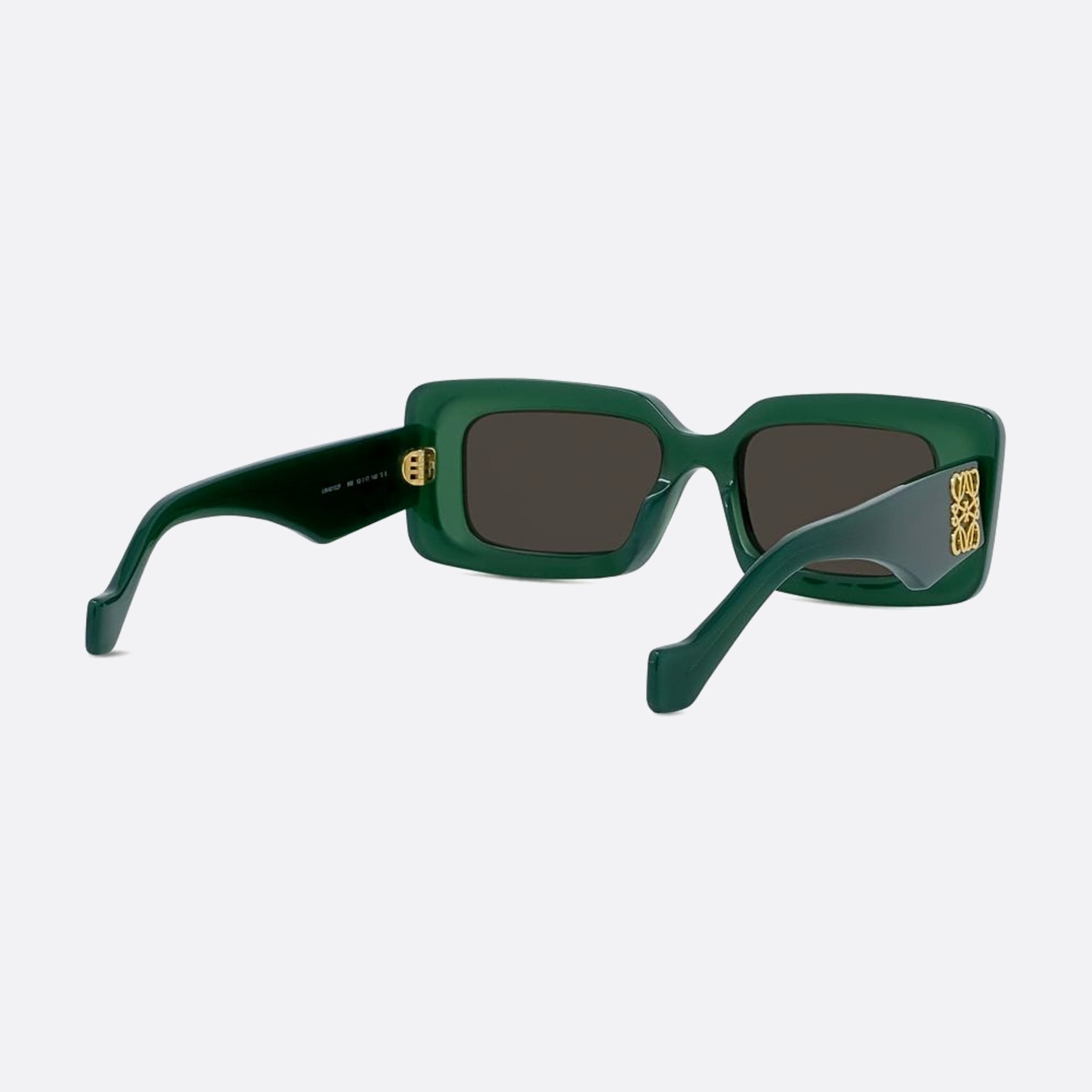 Loewe 52mm Anagram 96e Green Geometric Women Sunglasses - Additional Angle