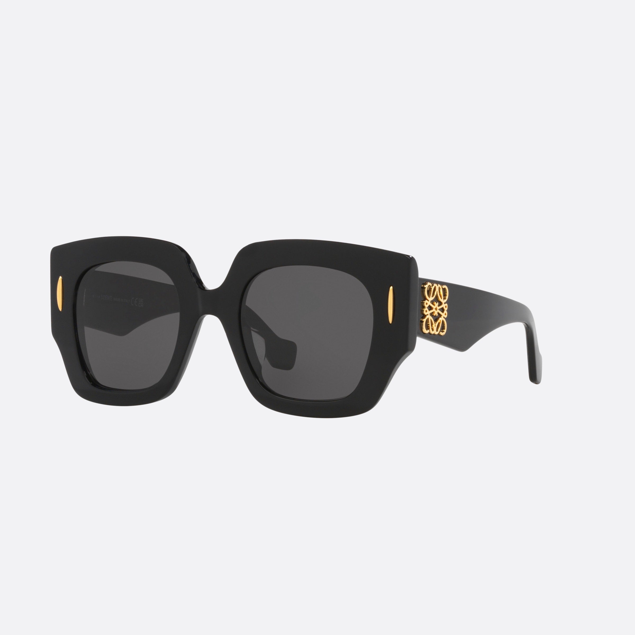 Loewe 50mm Anagram Lw40129u 01a Black Irregular Women Sunglasses - Main View