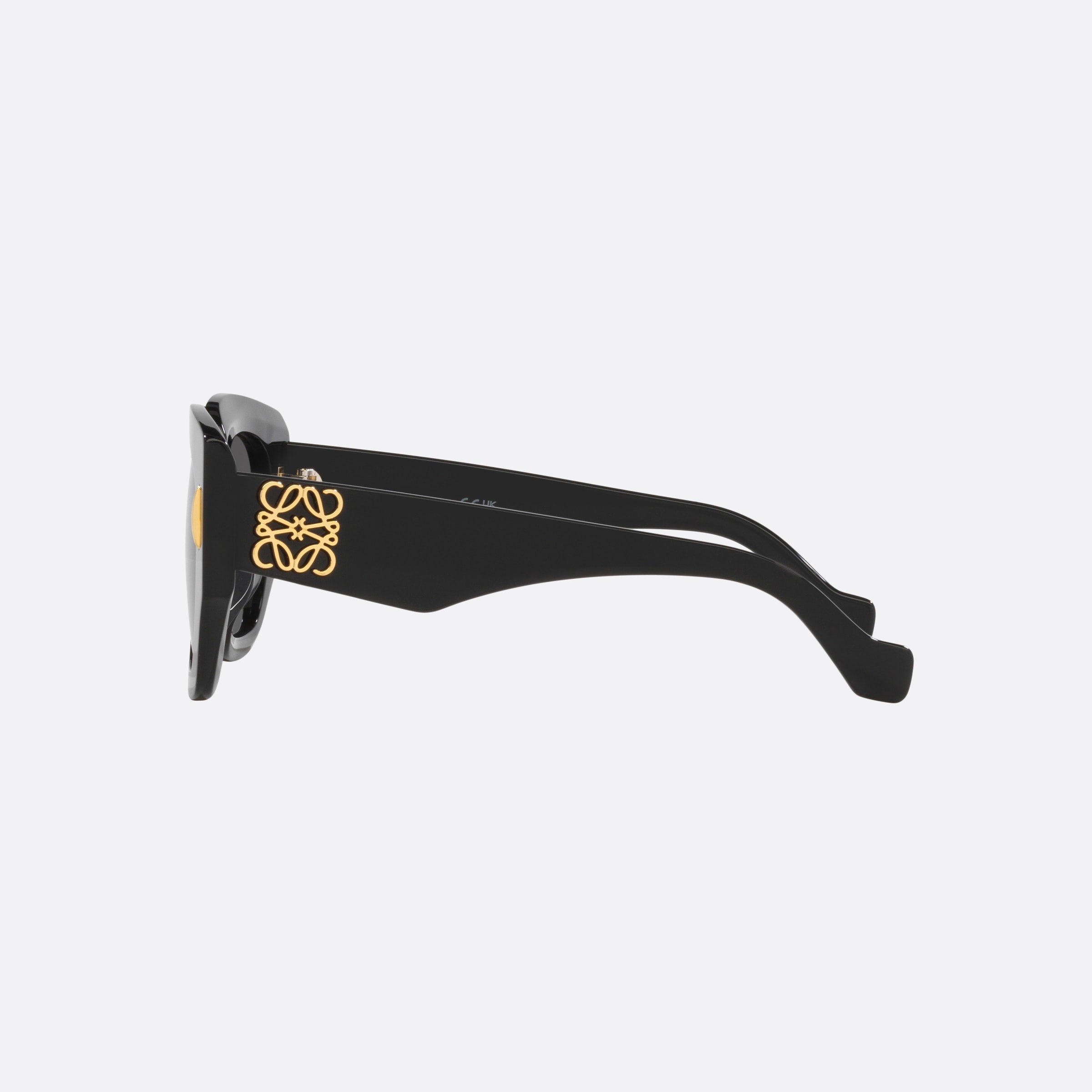 Loewe 50mm Anagram Lw40129u 01a Black Irregular Women Sunglasses - Detail View