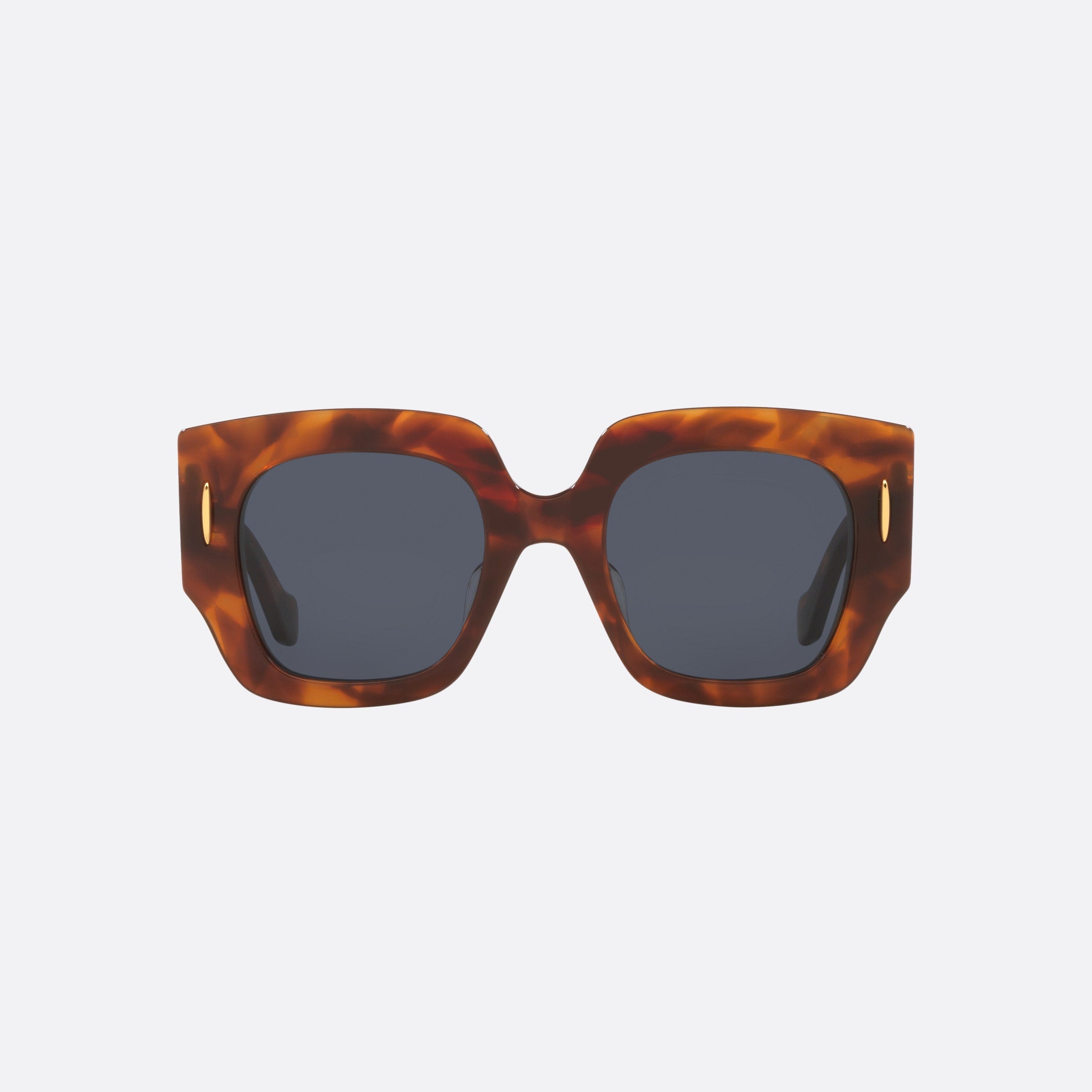 Loewe 50mm Anagram Lw40129u 53v Tortoise Irregular Women Sunglasses - Side View