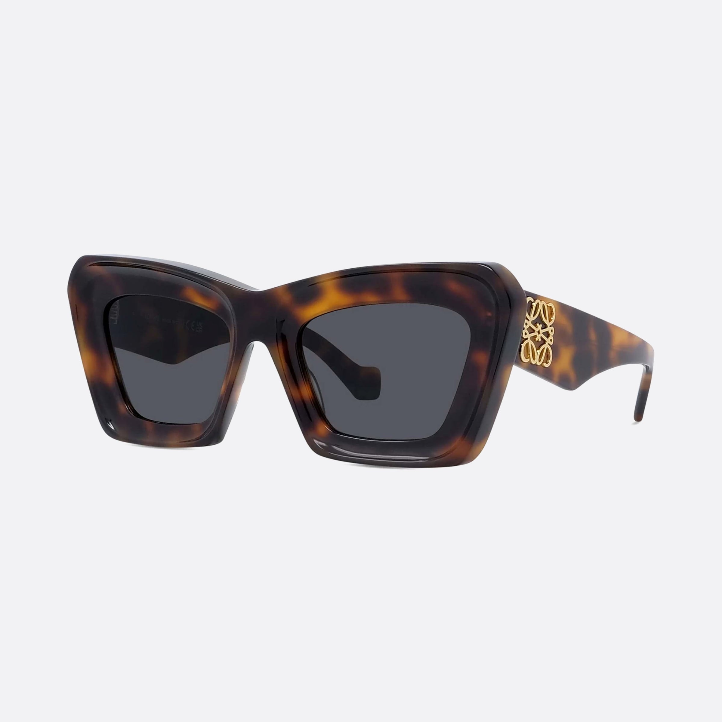 Loewe 52mm Anagram Lw40145i 52a Havana Cat Eye Women Sunglasses - Main View