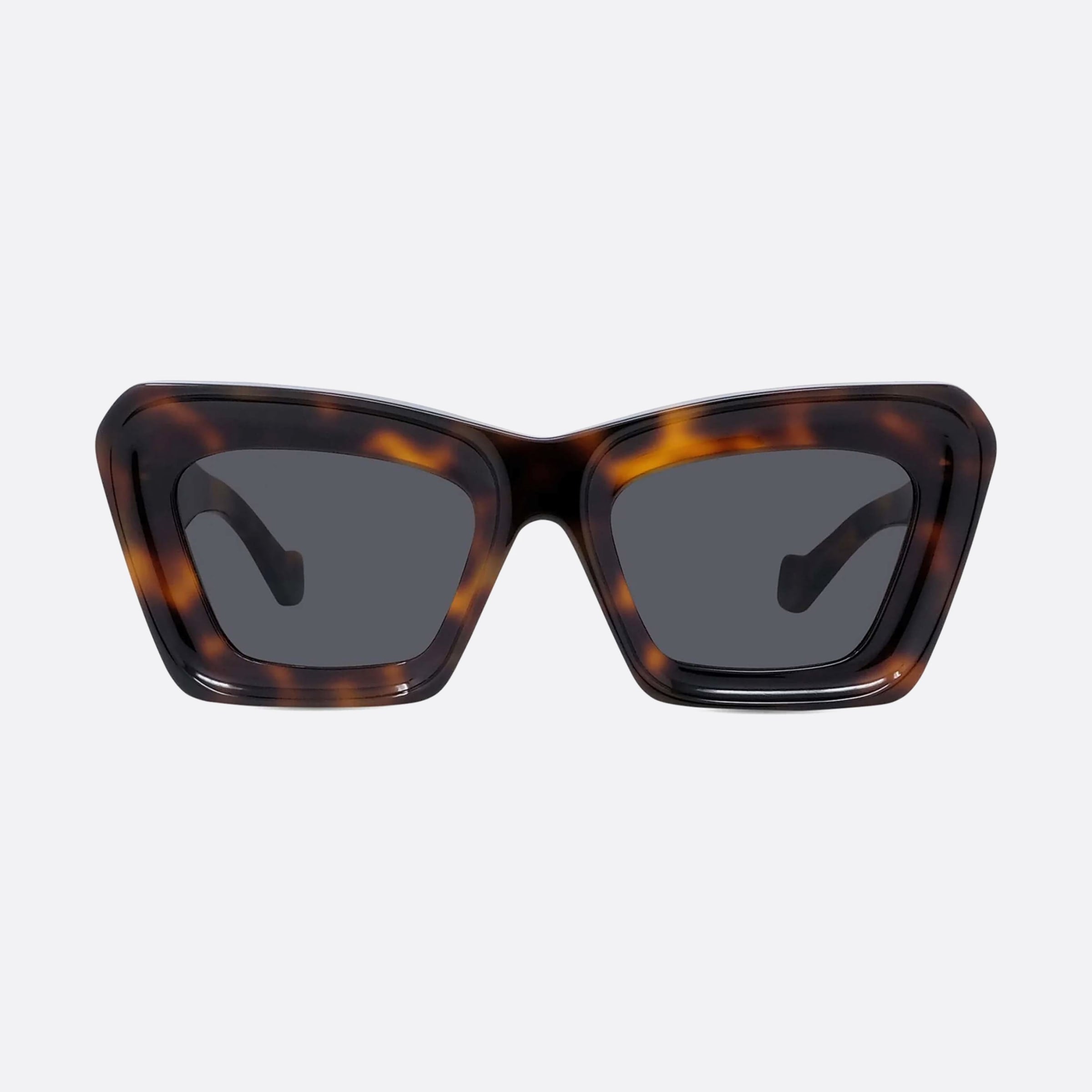 Loewe 52mm Anagram Lw40145i 52a Havana Cat Eye Women Sunglasses - Side View