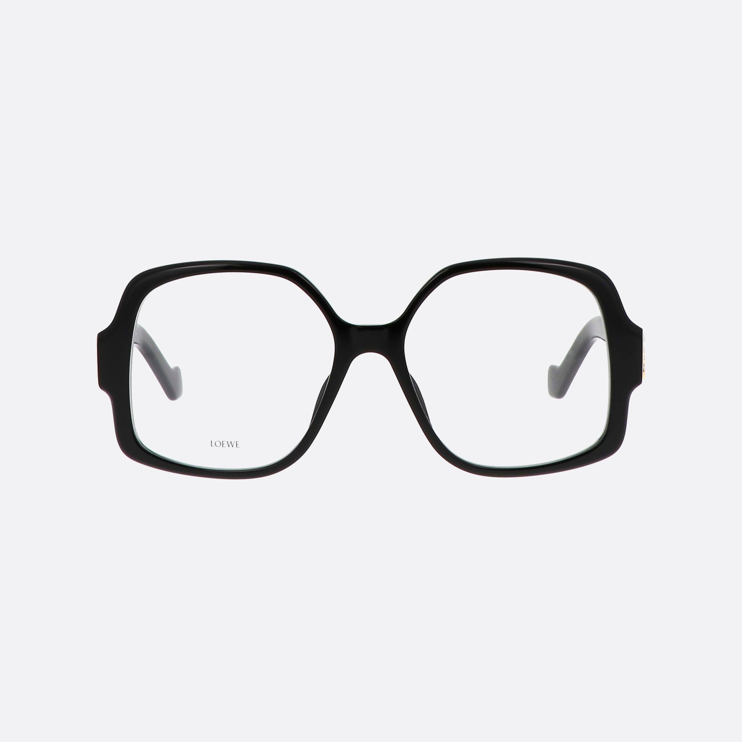 Loewe 54mm Chunky Anagram Lw50051i Black Women Eyeglasses - Side View