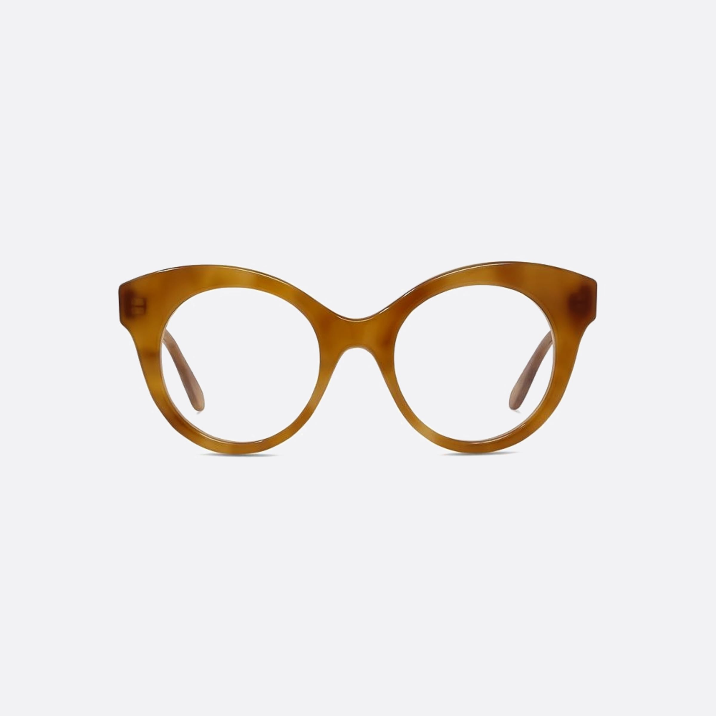 Loewe 50mm Curvy Havana Pantos Unisex Eyeglasses - Main View