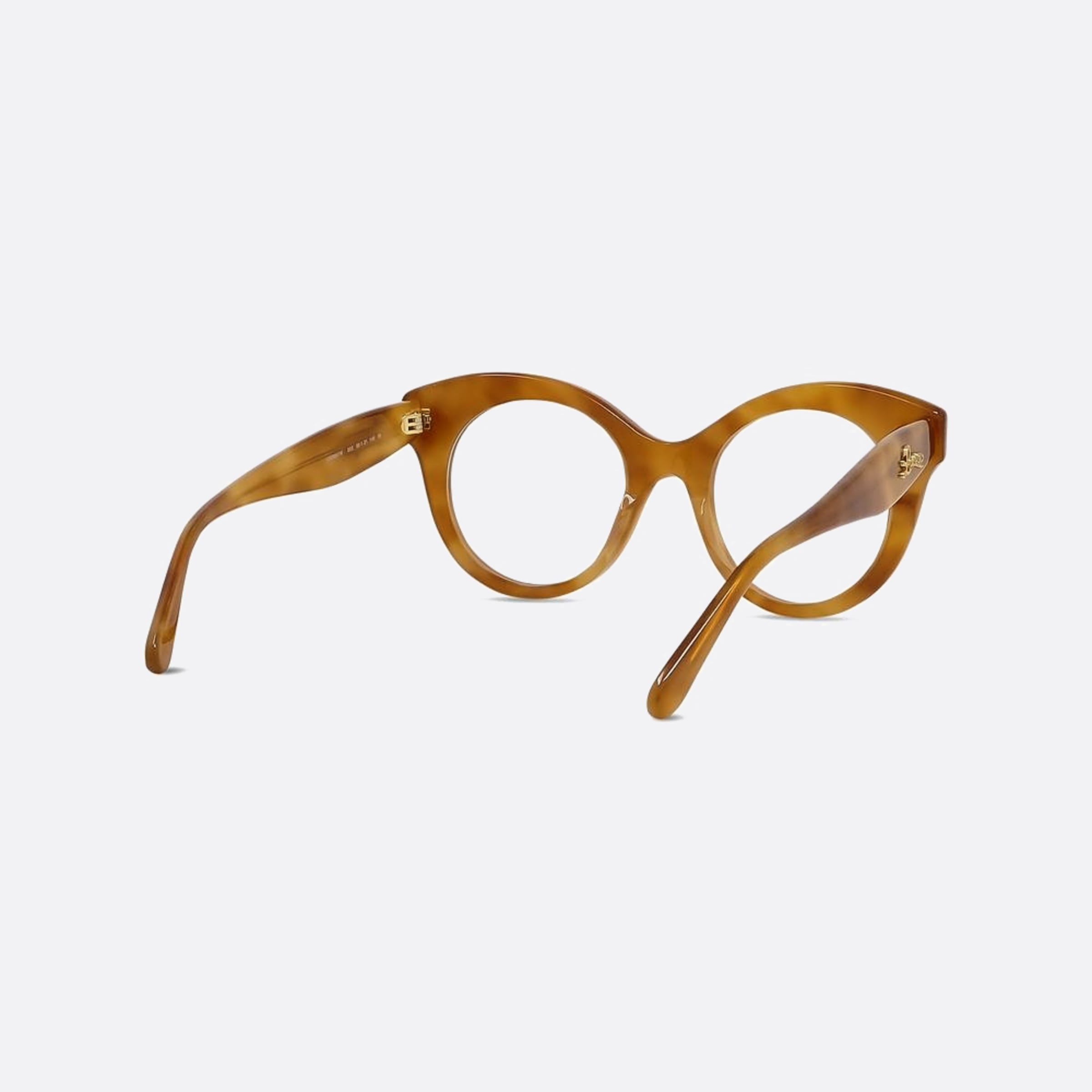 Loewe 50mm Curvy Havana Pantos Unisex Eyeglasses - Additional Angle