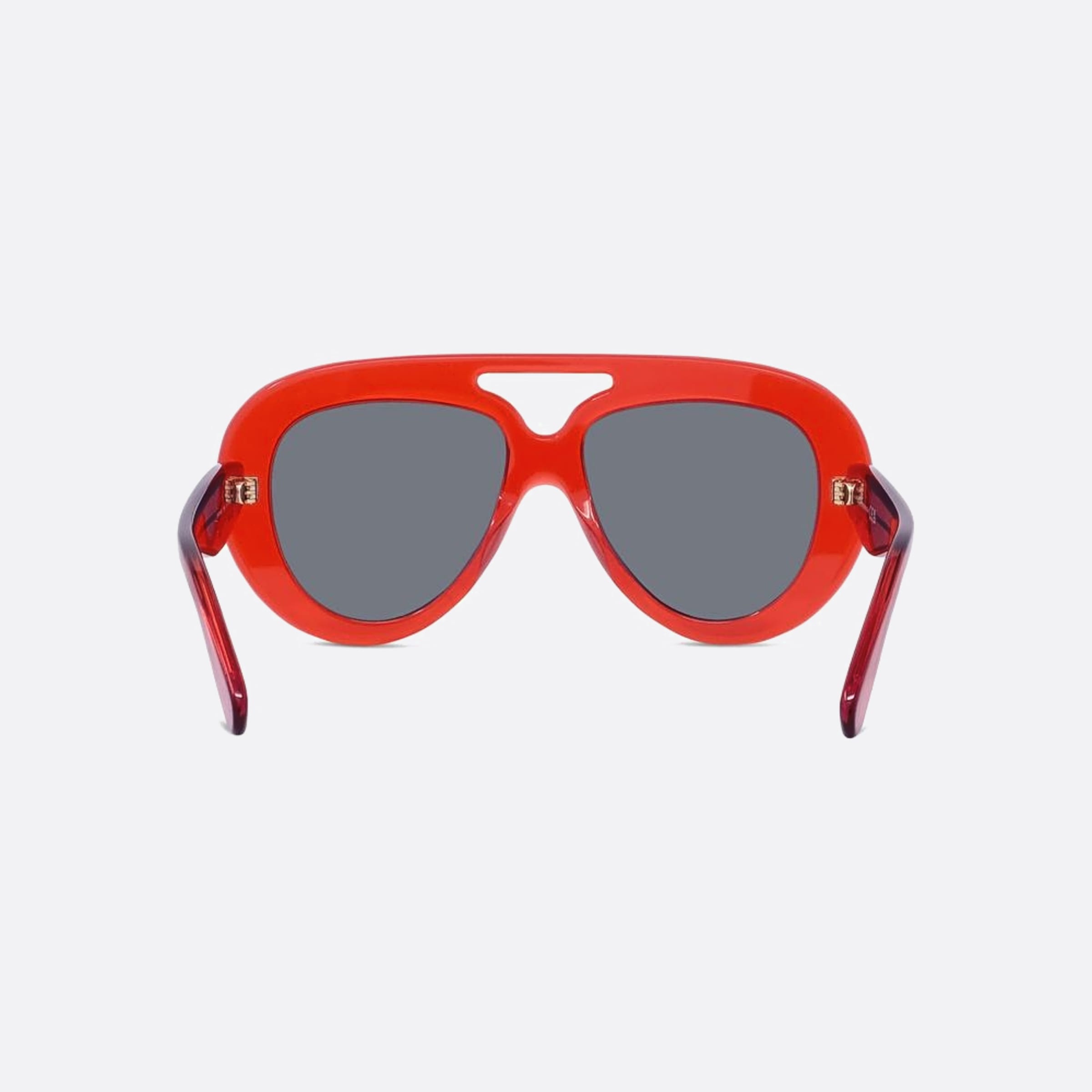 Loewe 55mm Curvy 66a Red Pilot Men Sunglasses - Additional Angle