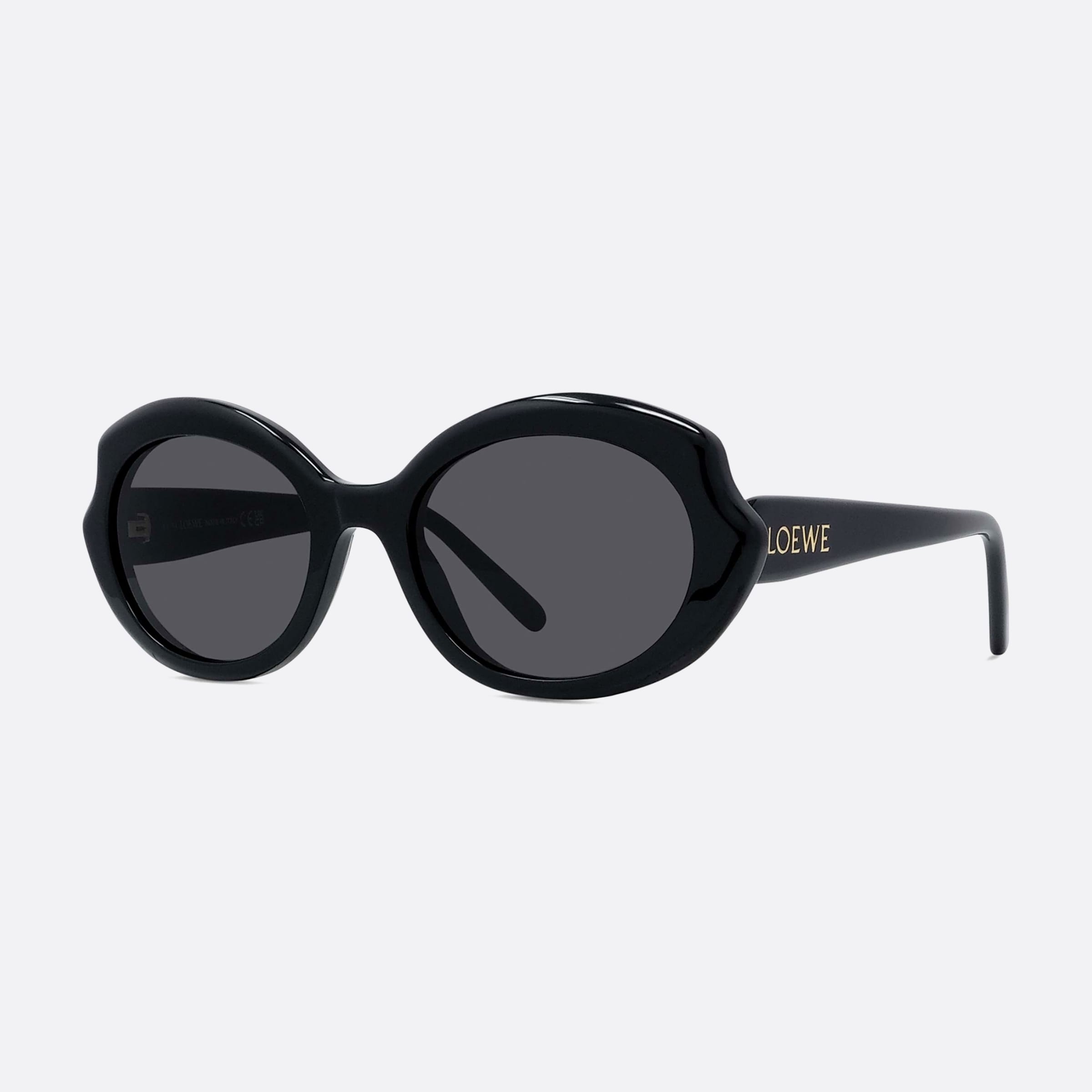 Loewe 54mm Lw40147i 01a Black Geometric Women Sunglasses - Main View