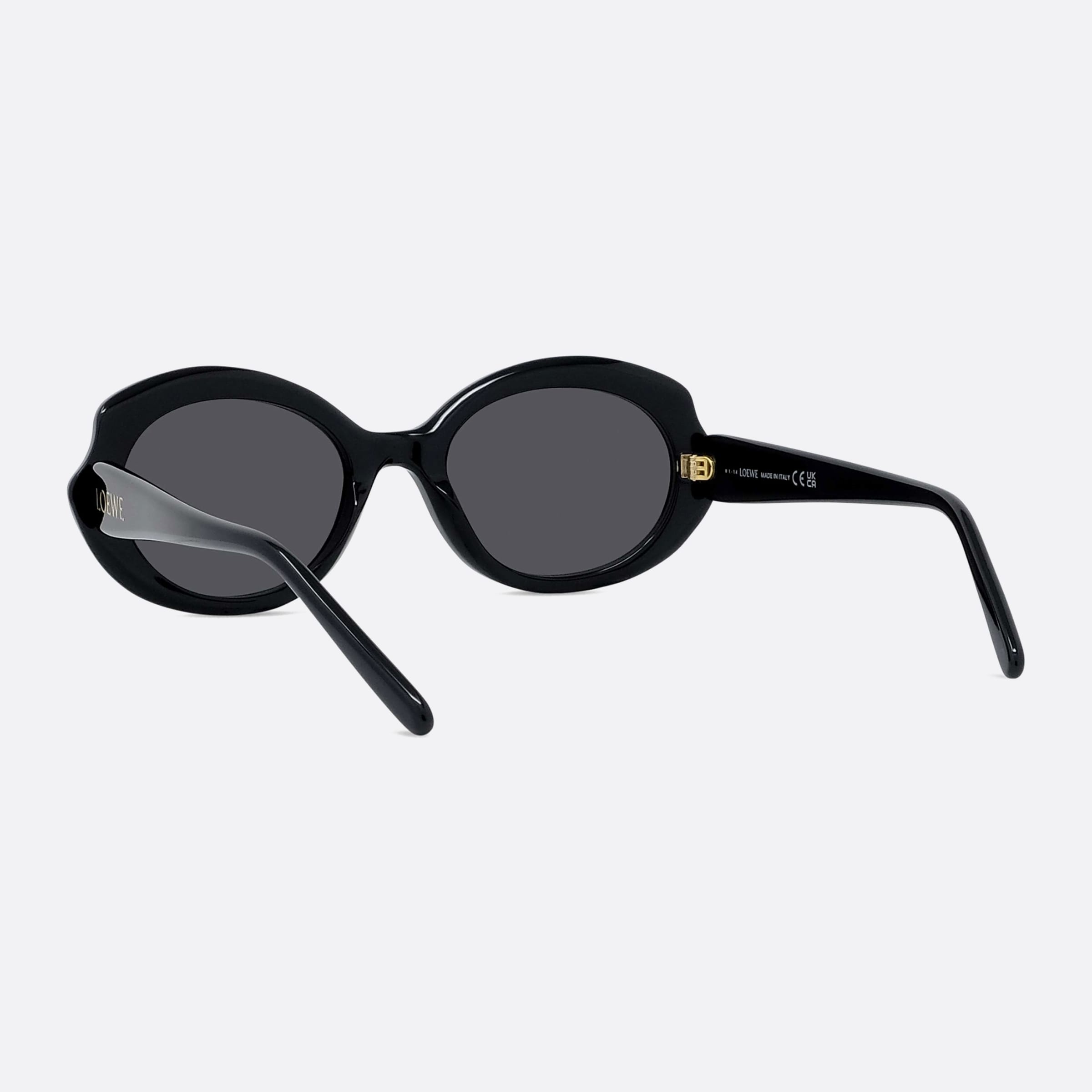 Loewe 54mm Lw40147i 01a Black Geometric Women Sunglasses - Lifestyle Shot