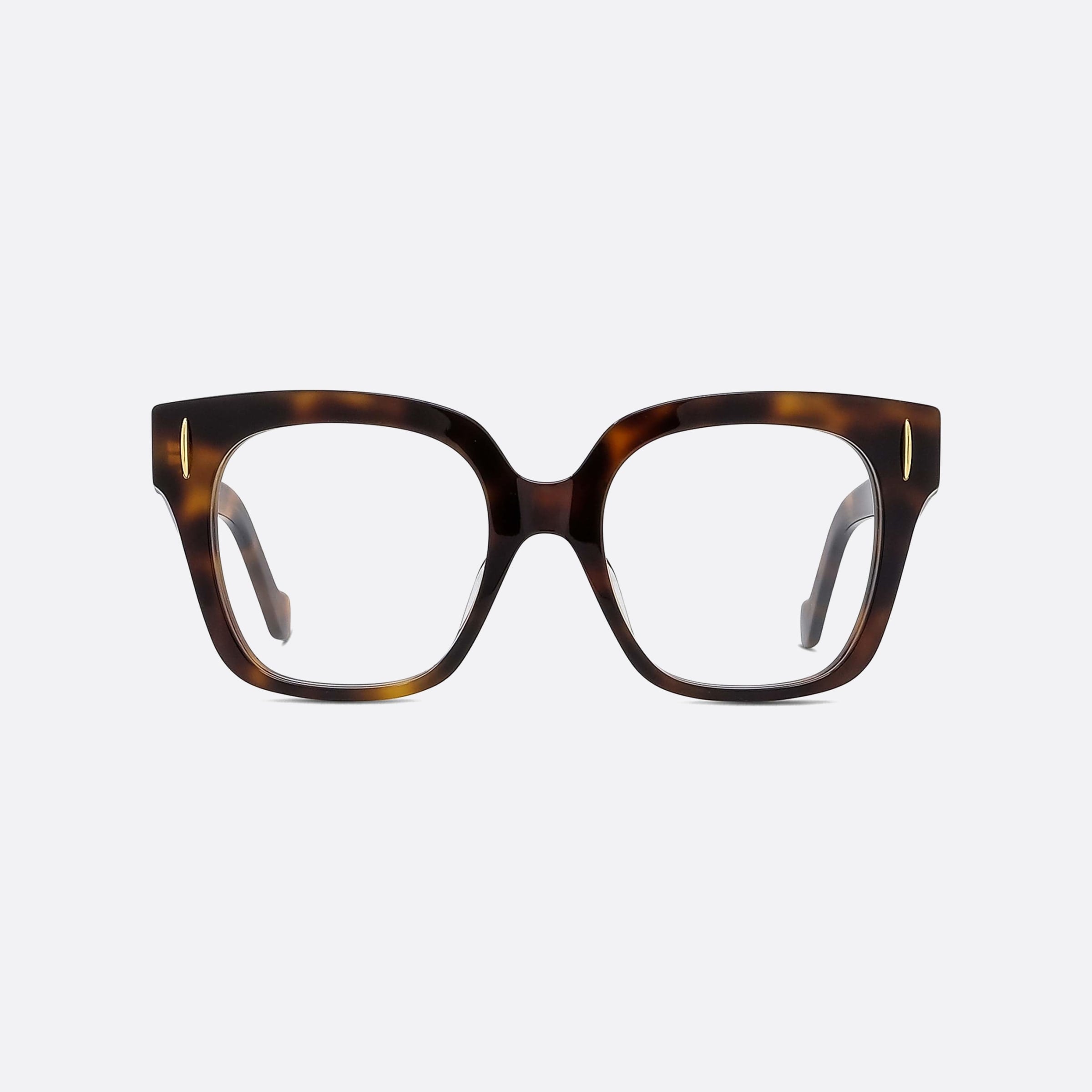 Loewe 51mm Lw50069i Havana Butterfly Women Eyeglasses - Side View