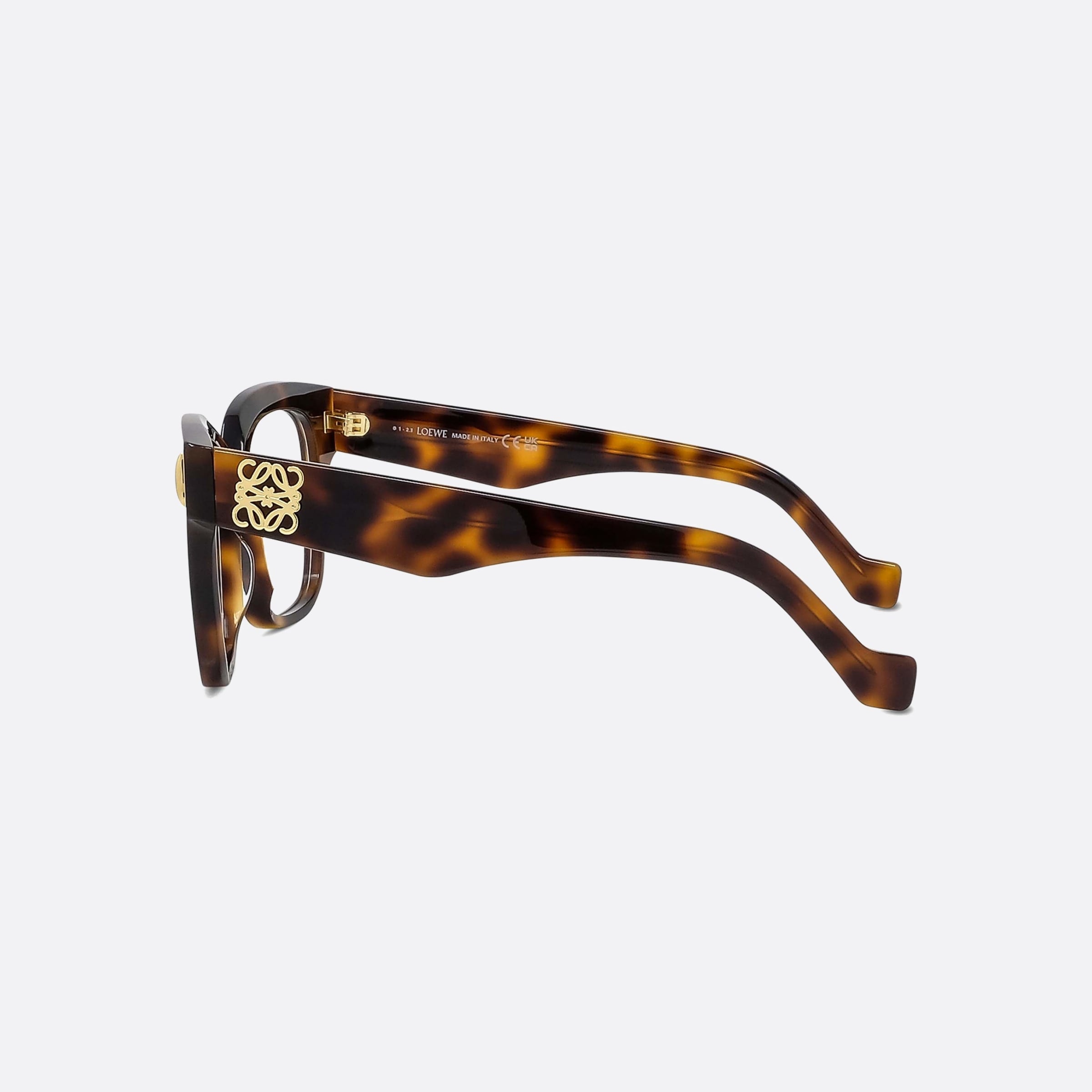 Loewe 51mm Lw50069i Havana Butterfly Women Eyeglasses - Detail View
