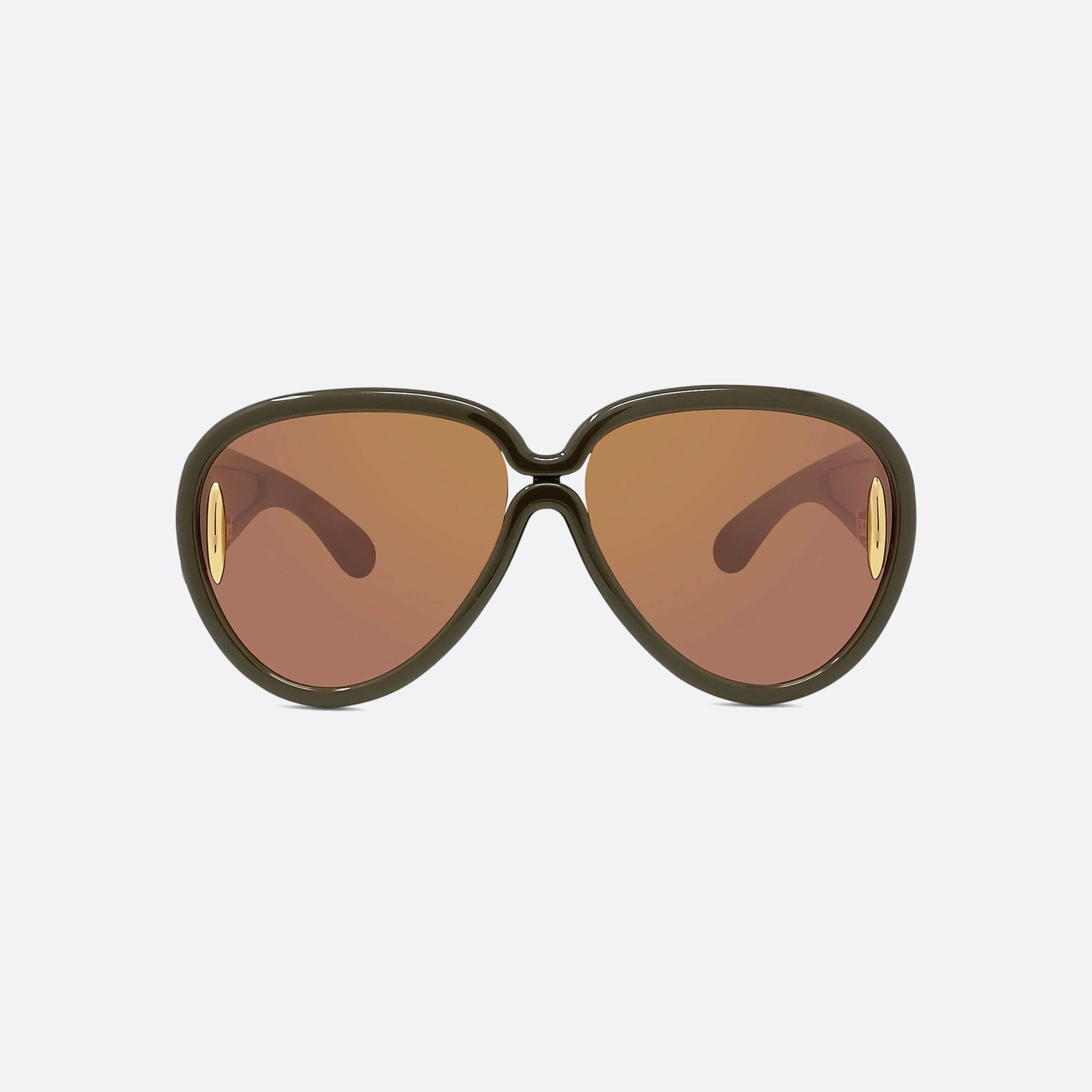 Loewe 65mm Paula Ibiza Lw40132i 96c Kaki Men Sunglasses - Side View