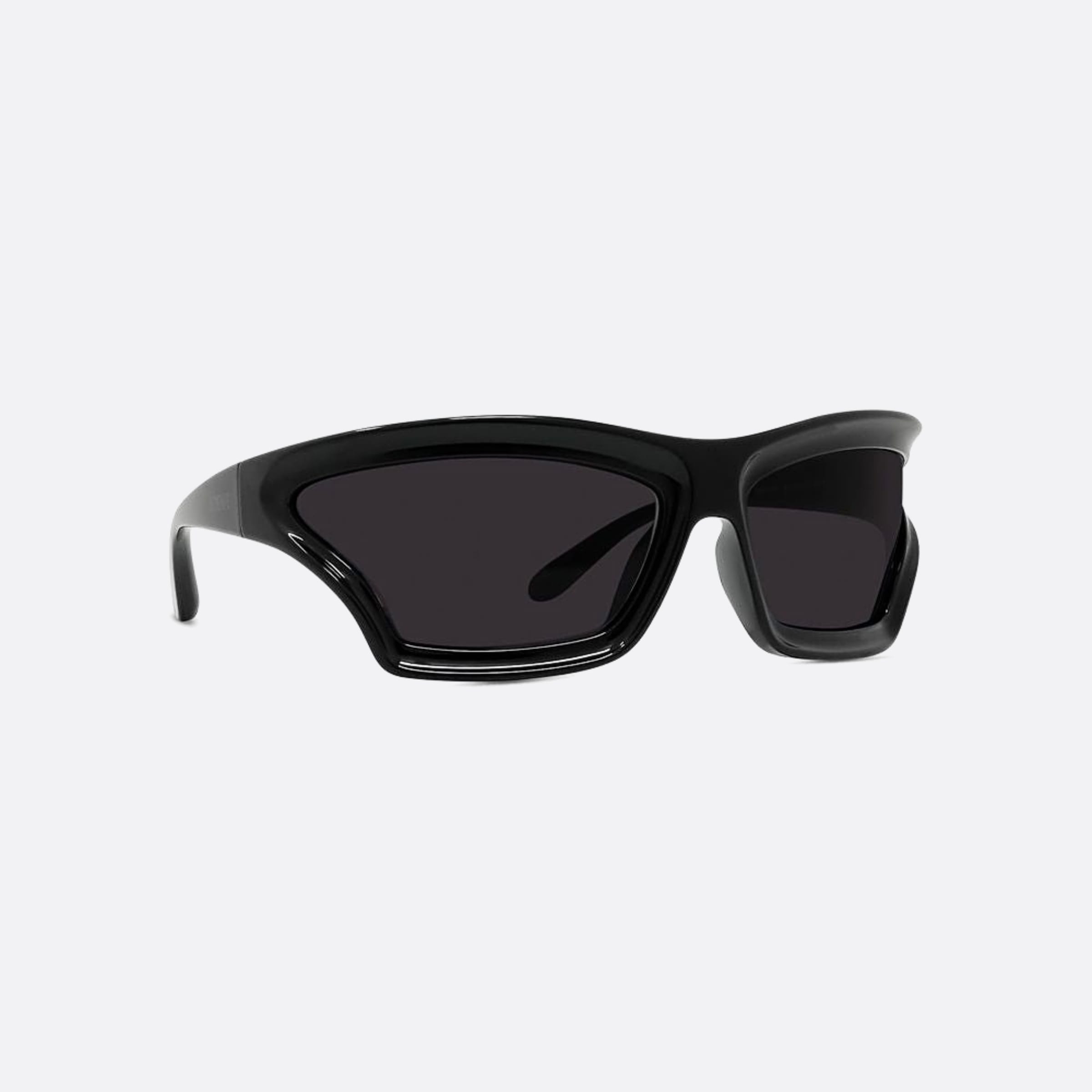 Loewe 70mm Signature 01a Black Shield Men Sunglasses - Additional Angle