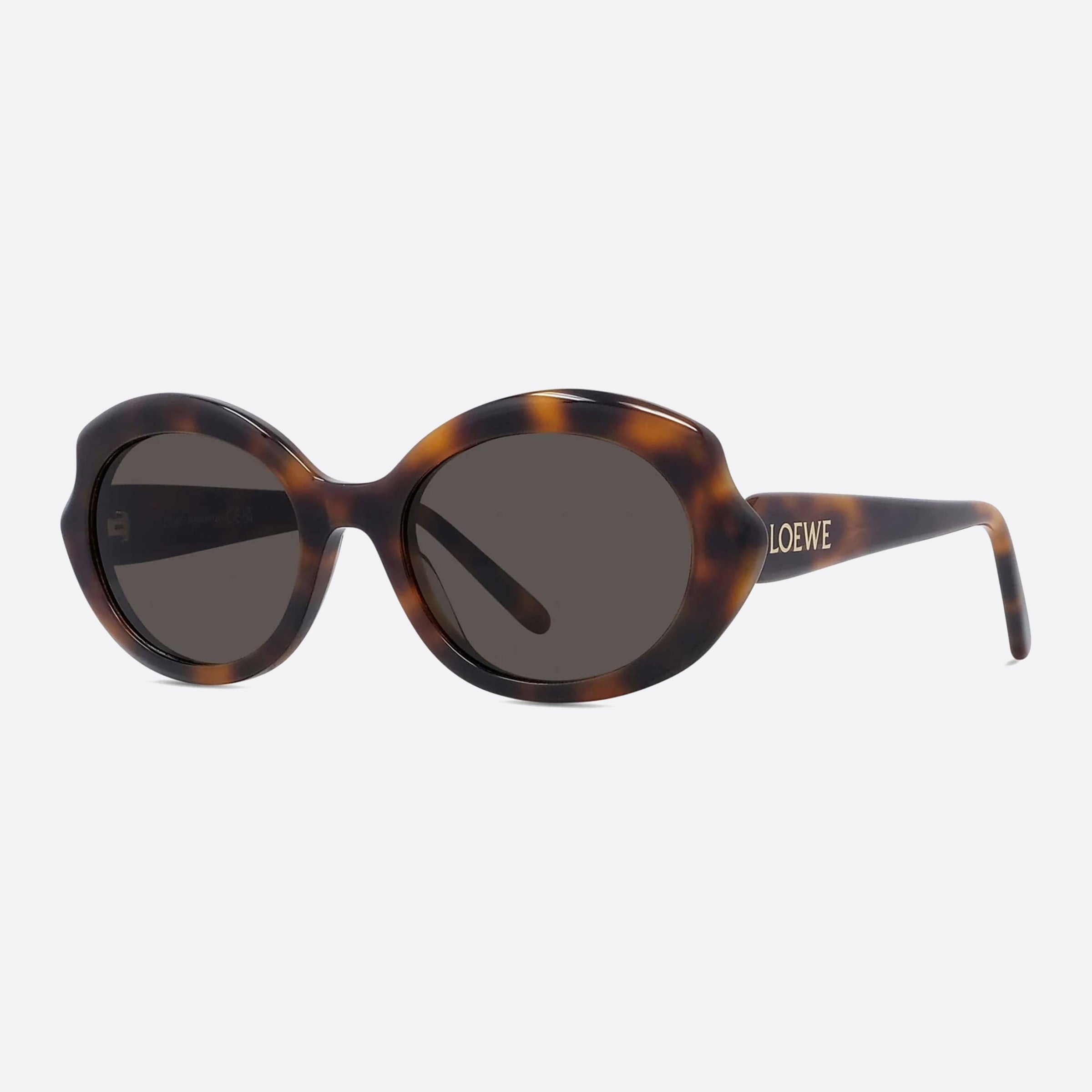Loewe 54mm Slim Lw40147i 52e Havana Geometric Women Sunglasses - Main View