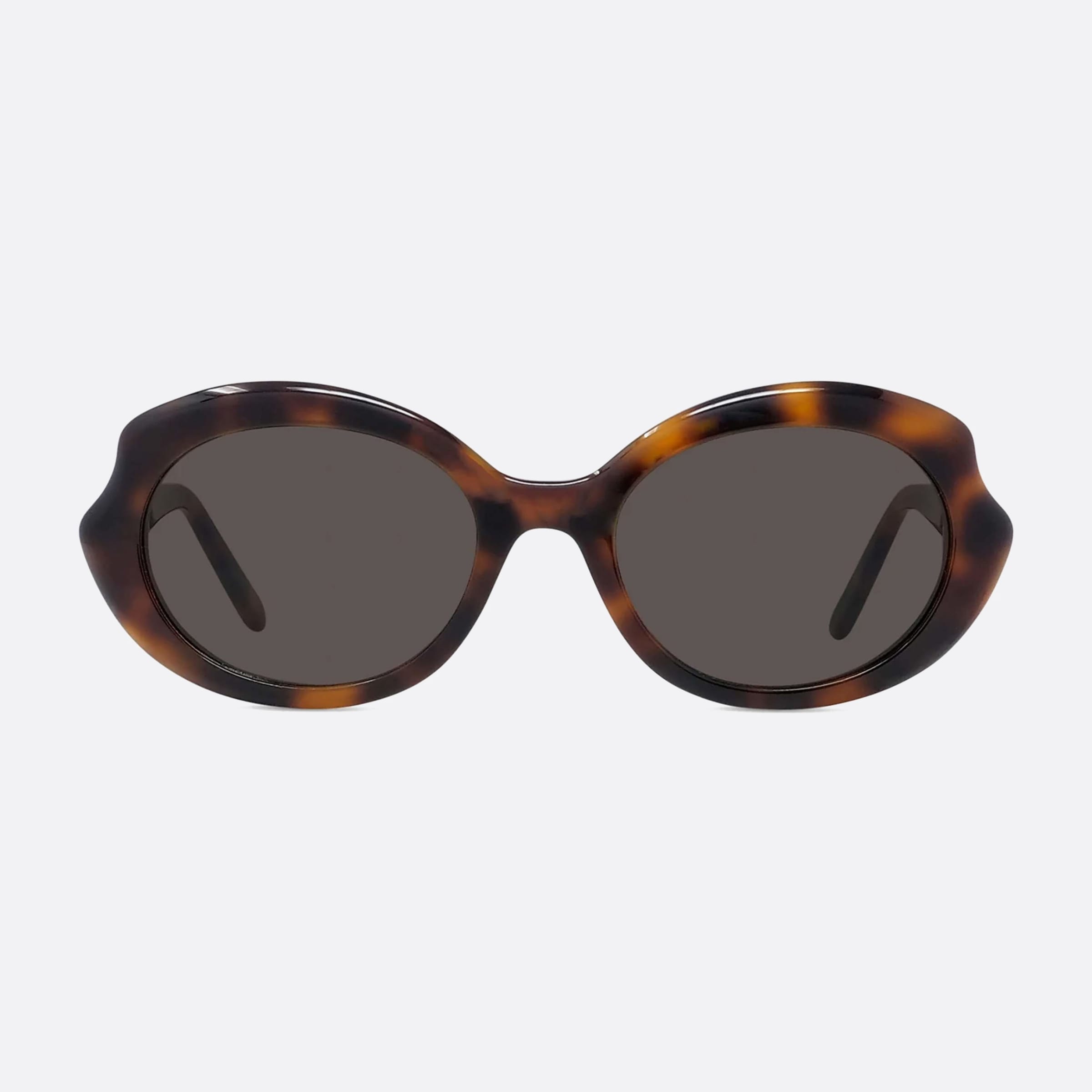 Loewe 54mm Slim Lw40147i 52e Havana Geometric Women Sunglasses - Side View