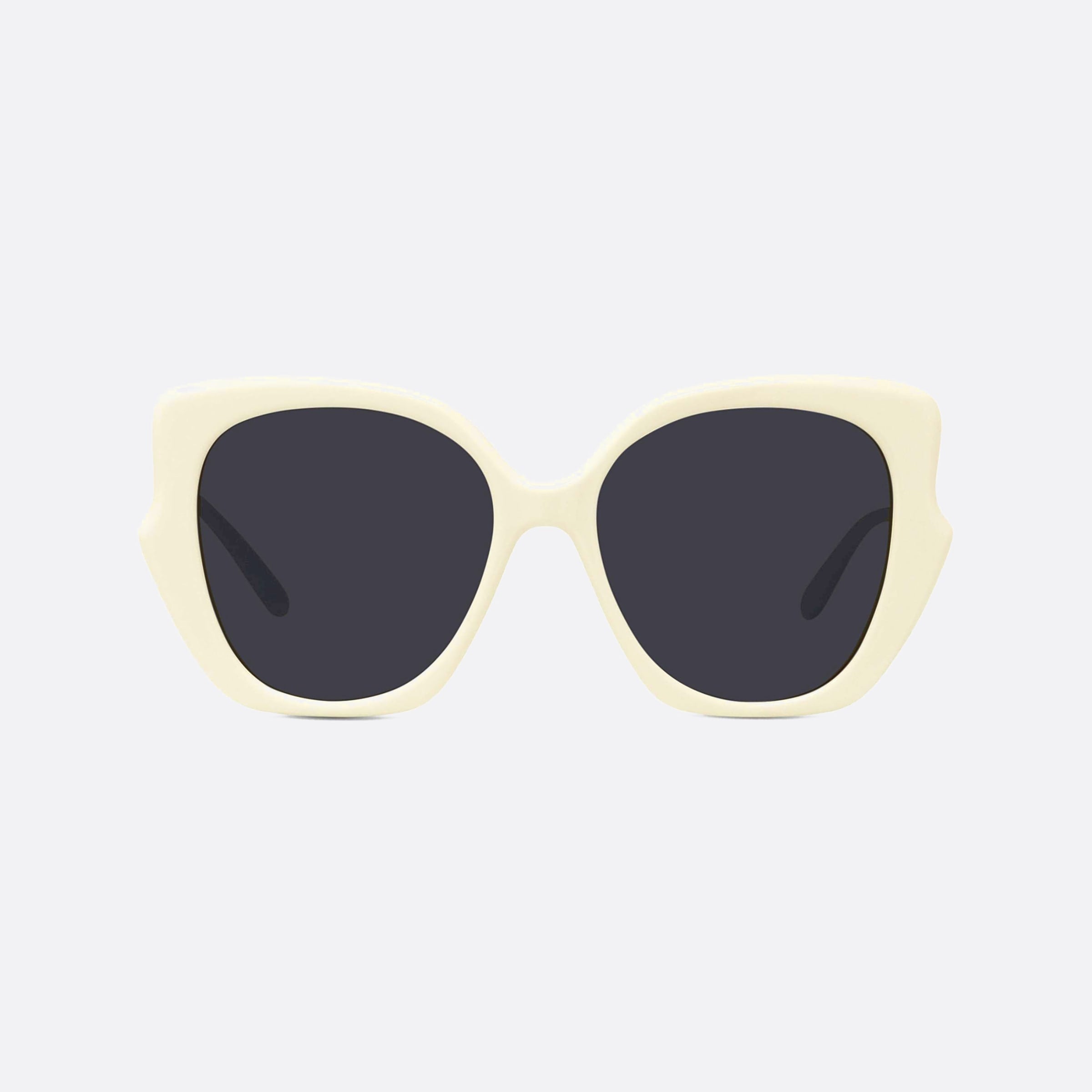 Loewe 55mm Thin Lw40133i 25a White Unisex Sunglasses - Side View