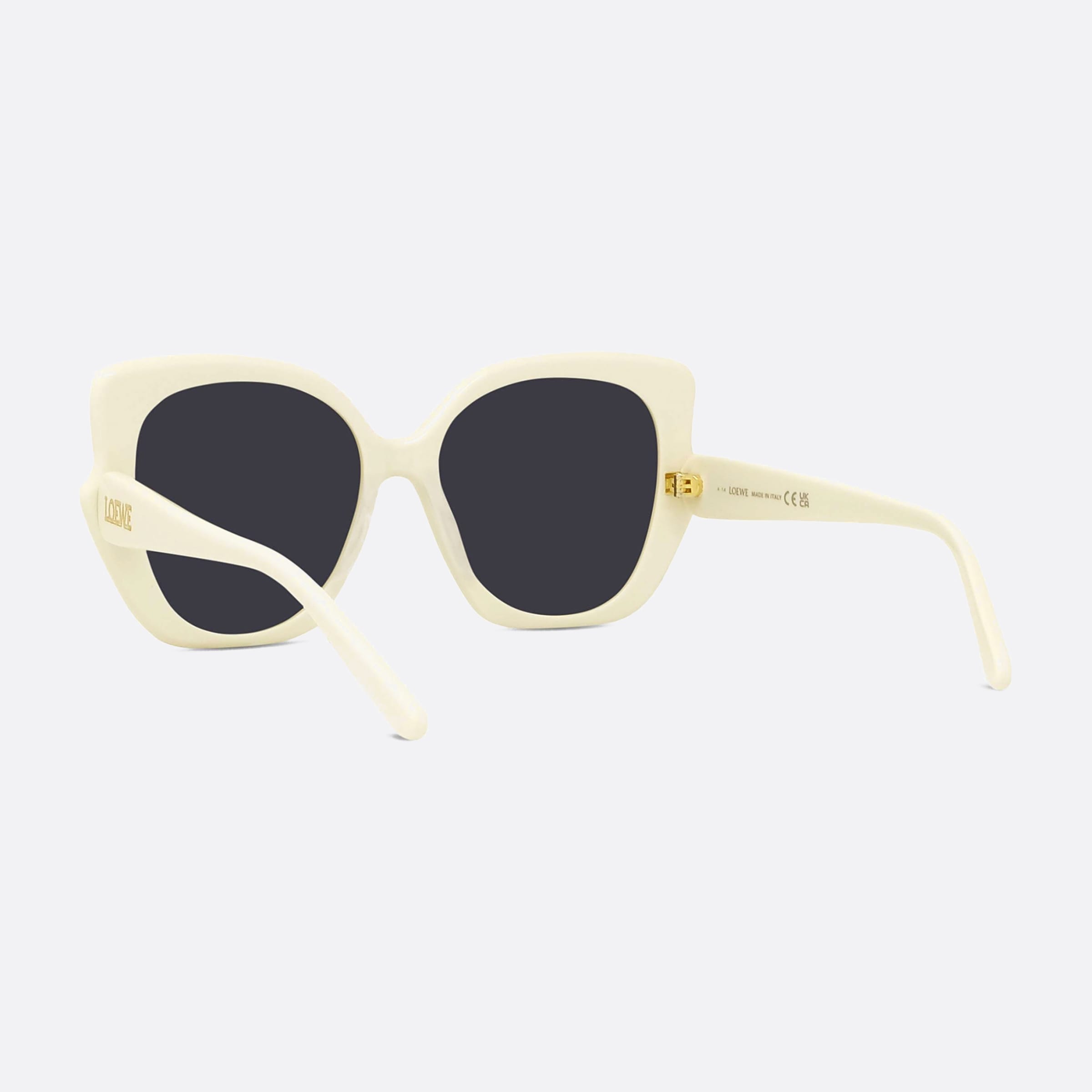 Loewe 55mm Thin Lw40133i 25a White Unisex Sunglasses - Lifestyle Shot