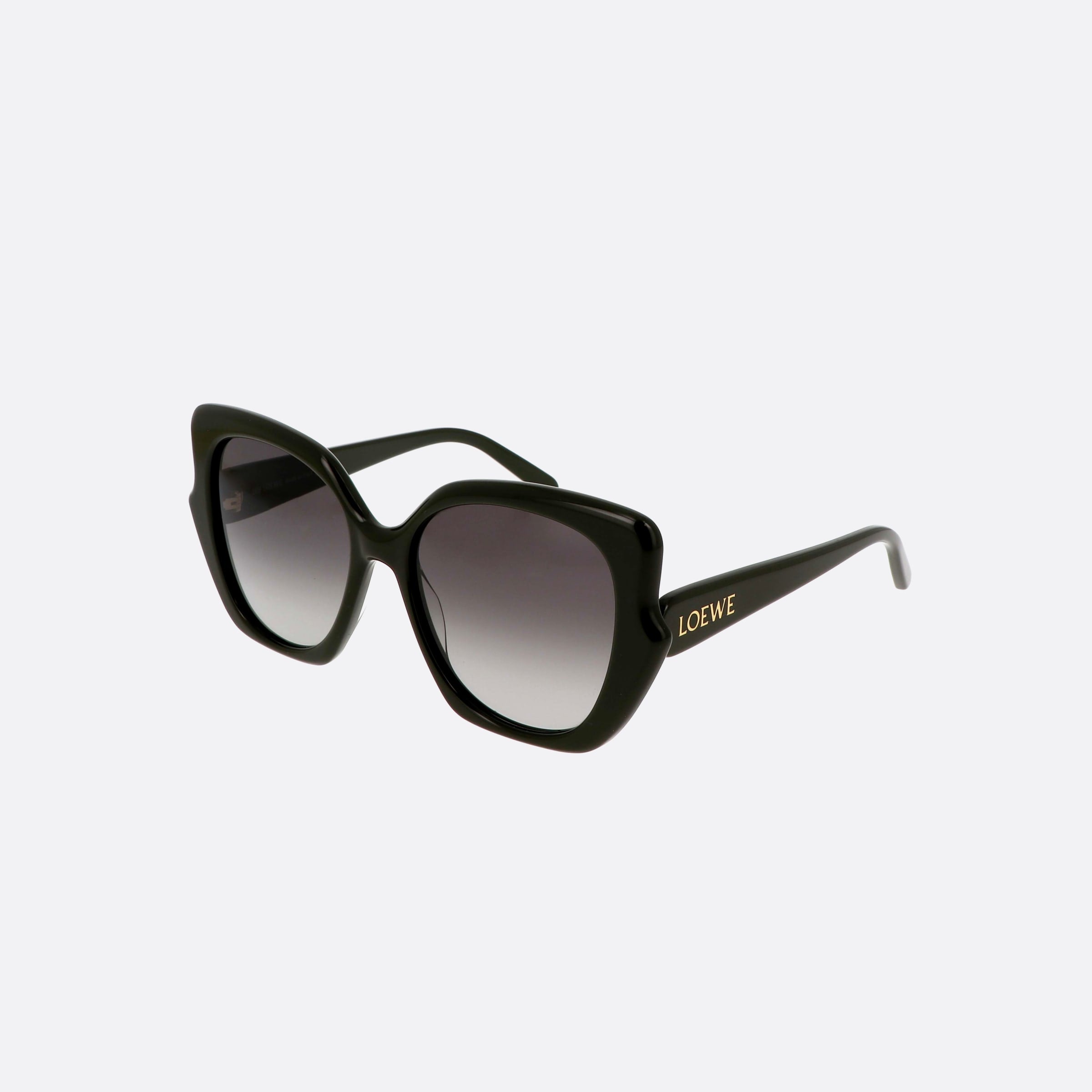 Loewe 55mm Thin Lw40133i 96b Green Unisex Sunglasses - Main View