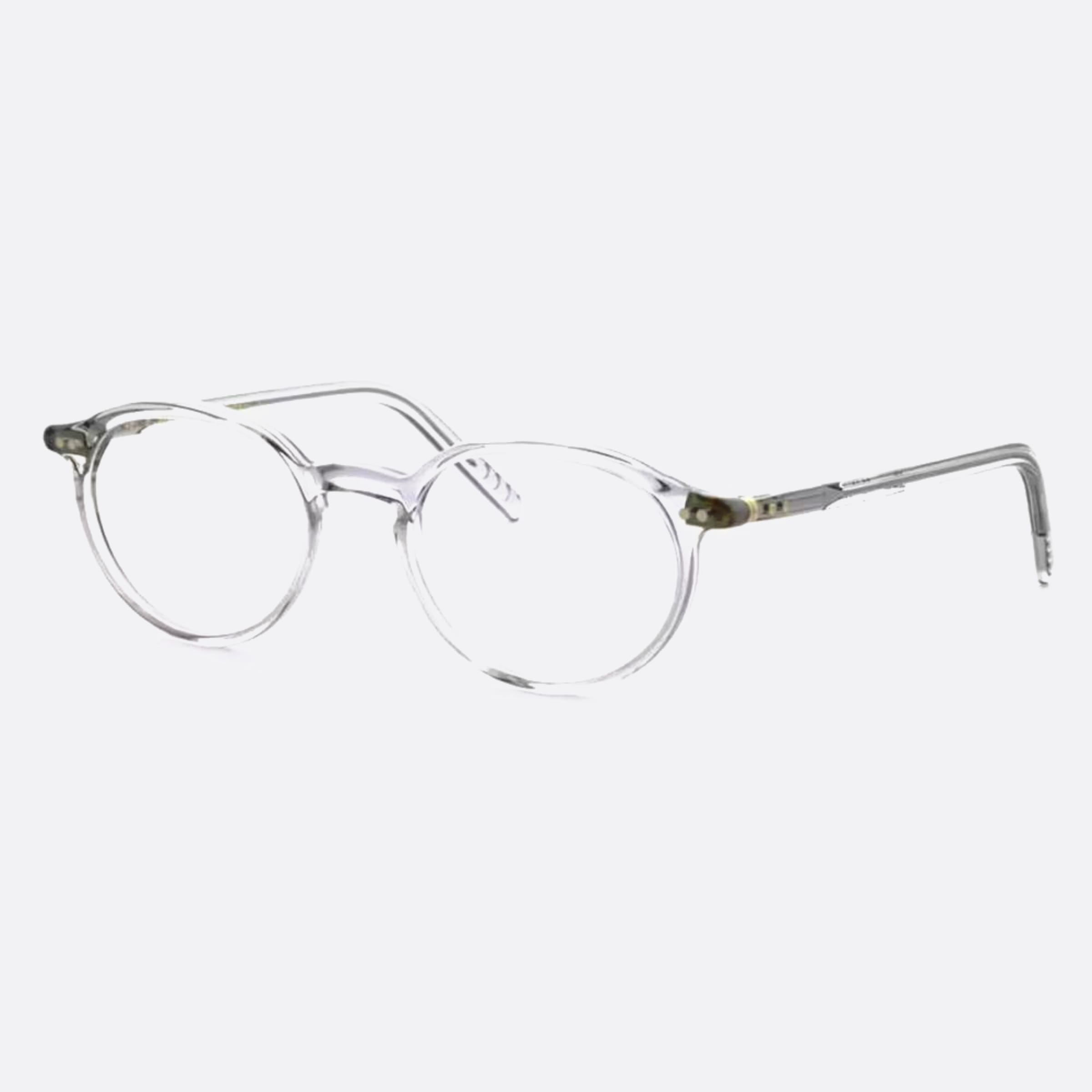 Lunor 46mm Transparent Visor Unisex Eyeglasses - Side View