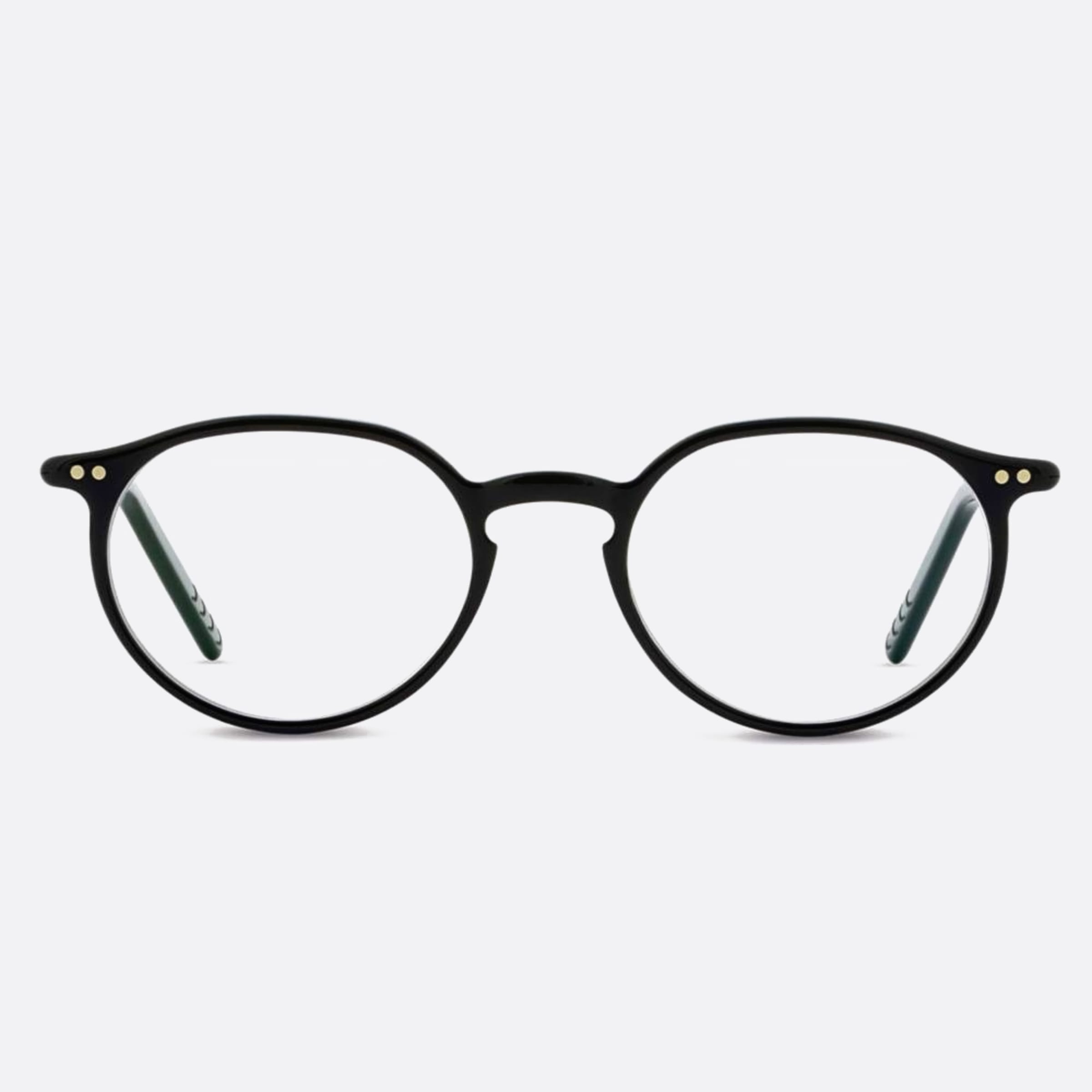 Lunor 48mm Black Visor Unisex Eyeglasses - Main View